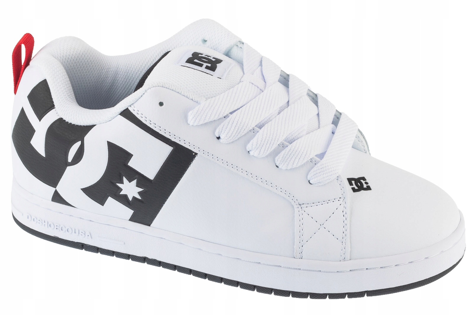 DC Shoes Court Graffik SQ ADYS100442-WLK – Męskie buty sneakers w białym kolorze