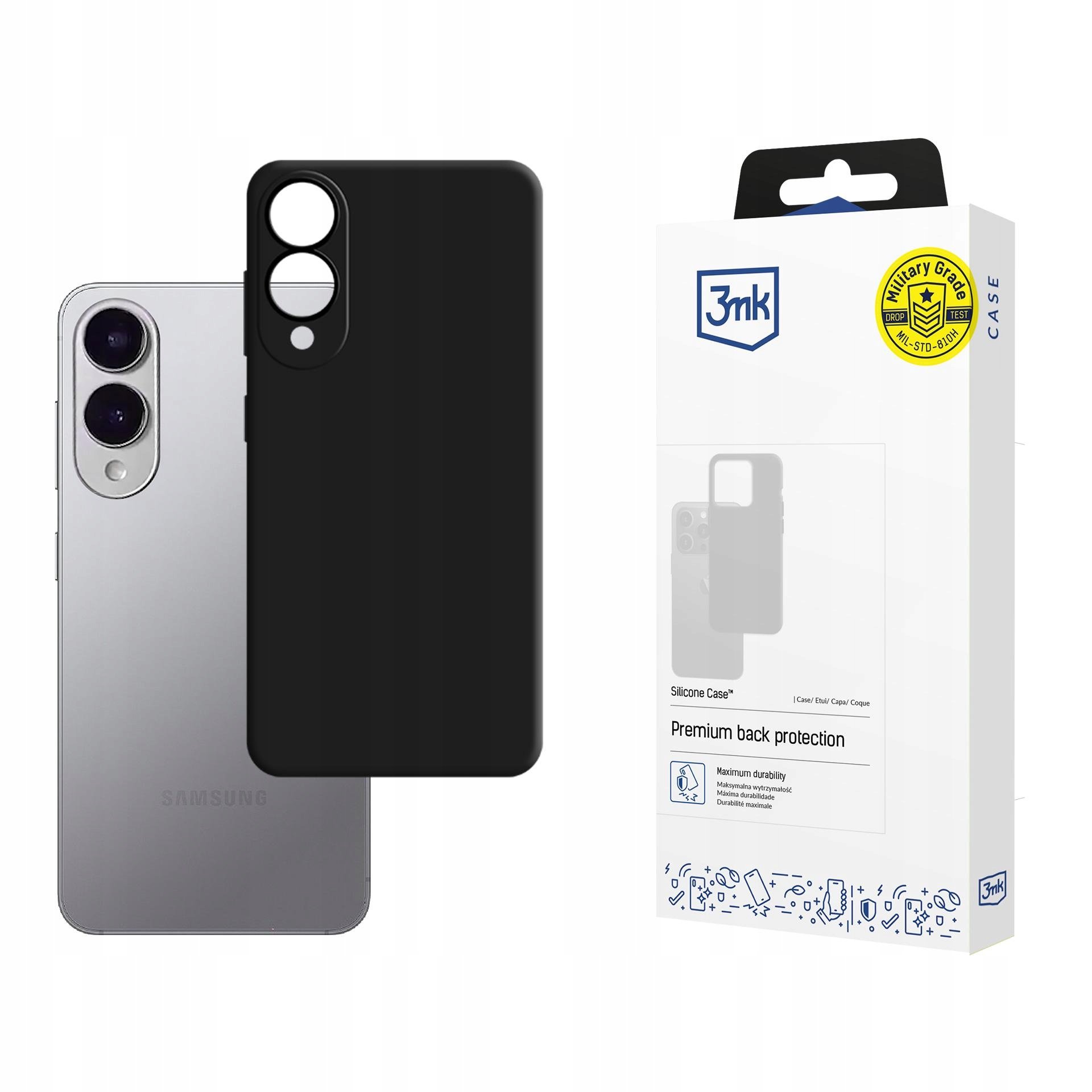 Etui 3MK Silicone Case do Samsung Galaxy S25 Edge – Ochrona i styl w jednym