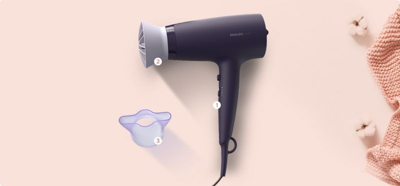 Philips Suszenie w niższej temperaturze w trosce o Twoje włosy Philips Suszenie w niższej temperaturze w trosce o Twoje włosy