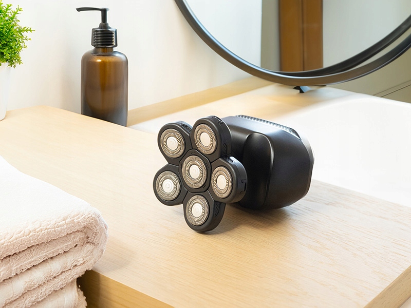 6 Ruchomych Głowic dla Precyzyjnego Golenia