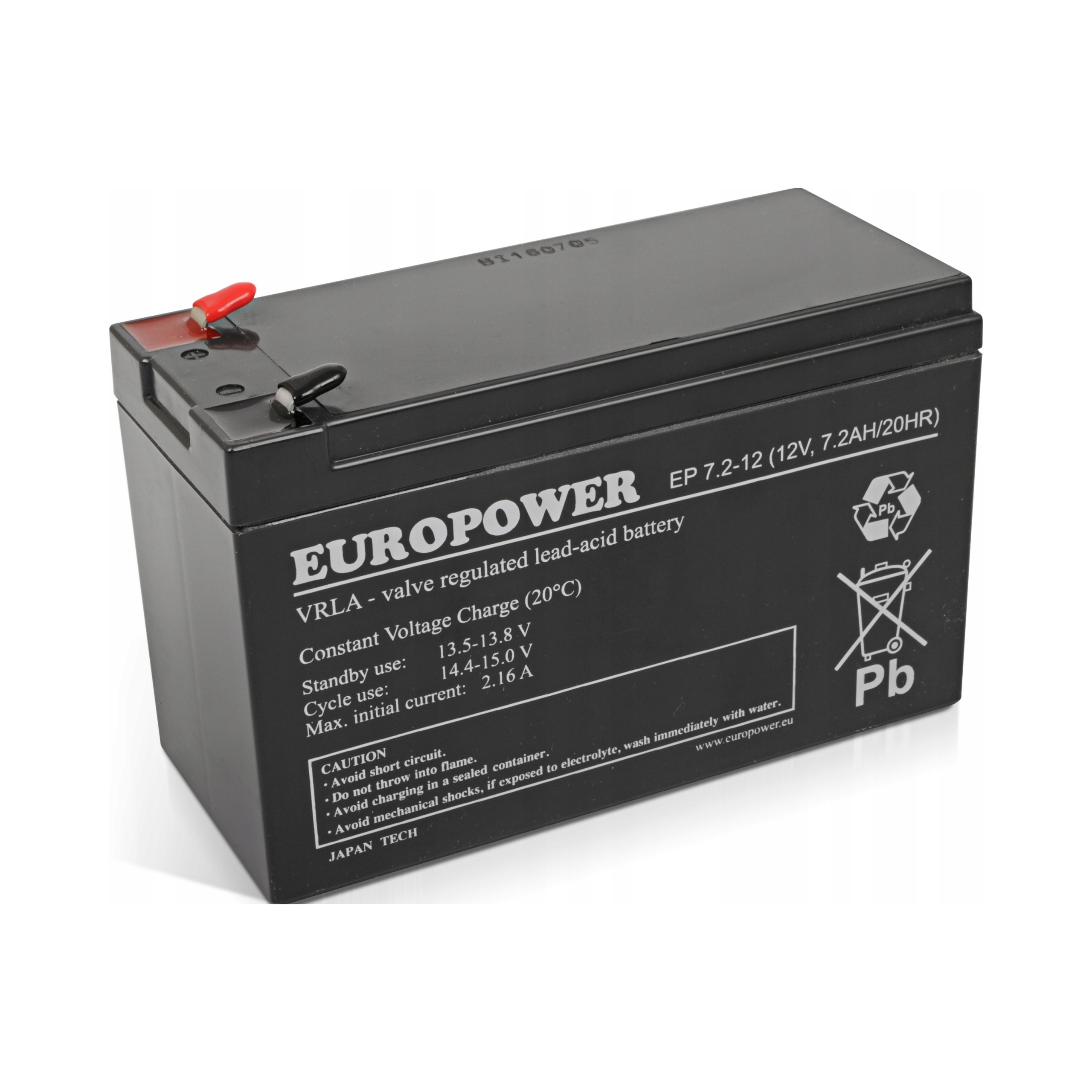Akumulator 12V 7.2Ah AGM EP7.2-12 – Niezawodne źródło energii
