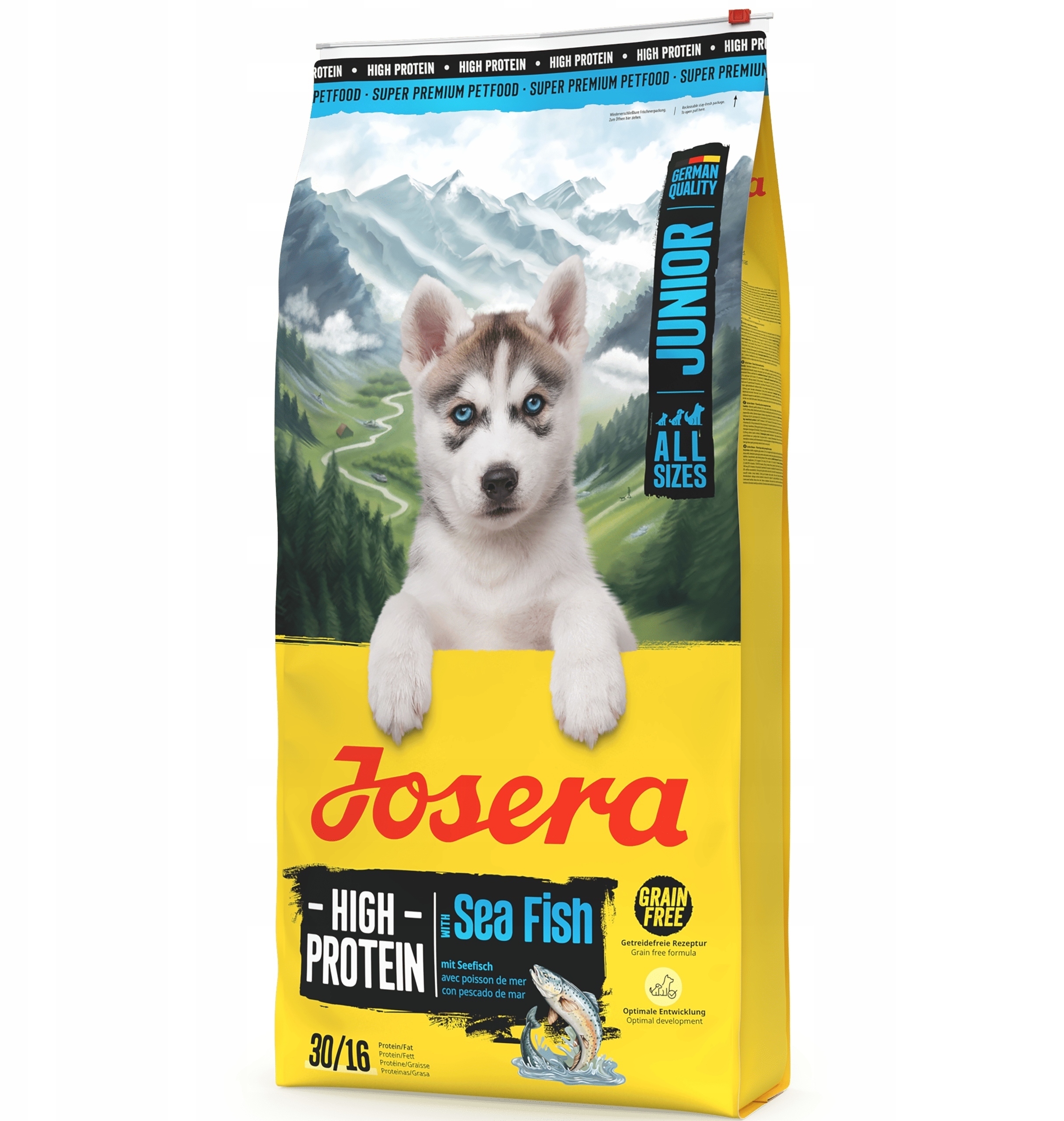 JOSERA High Protein Junior Sea Fish 12,5kg – Idealna karma dla aktywnych szczeniąt