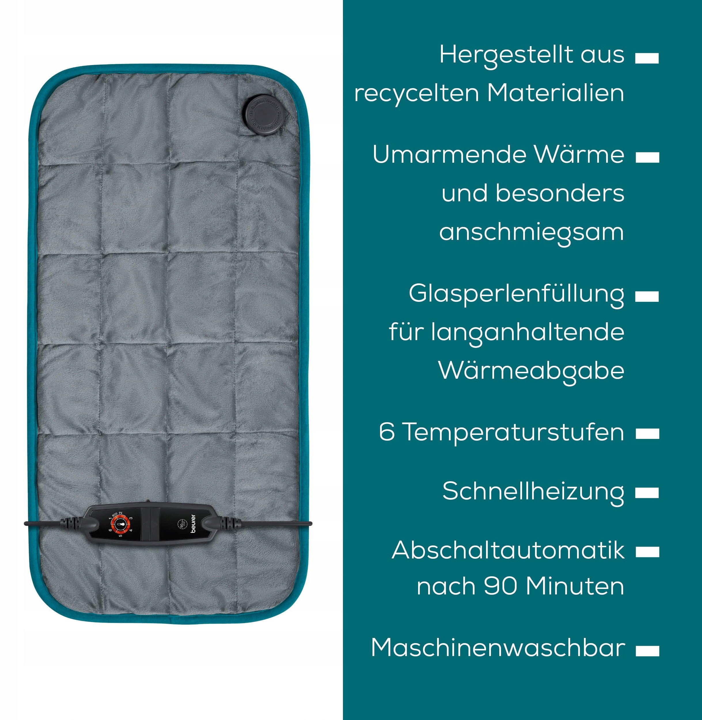 Indywidualna kontrola ciepła z 6 poziomami temperatury