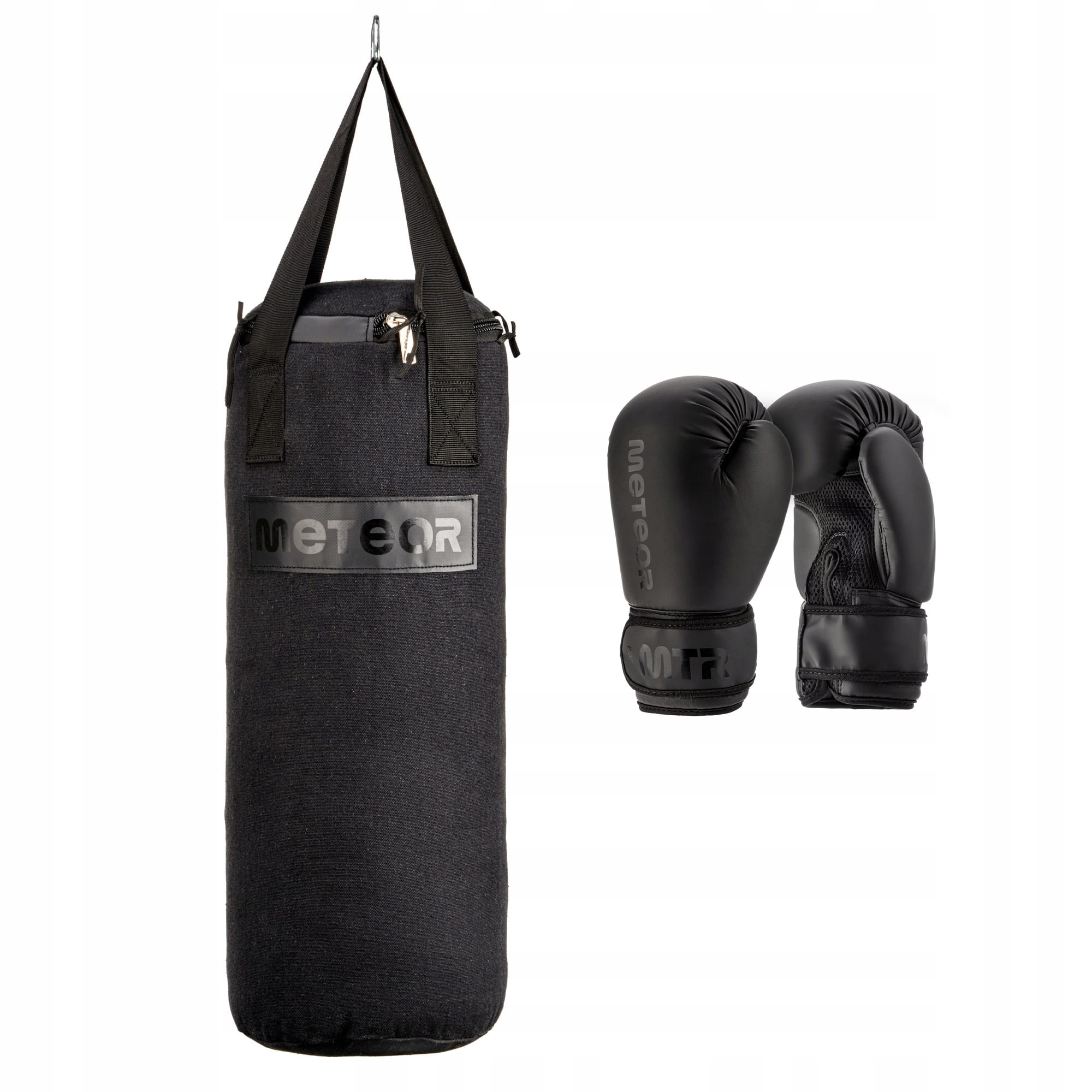 Zestaw bokserski Meteor – Worek 6 kg i rękawice 6 oz dla młodych sportowców