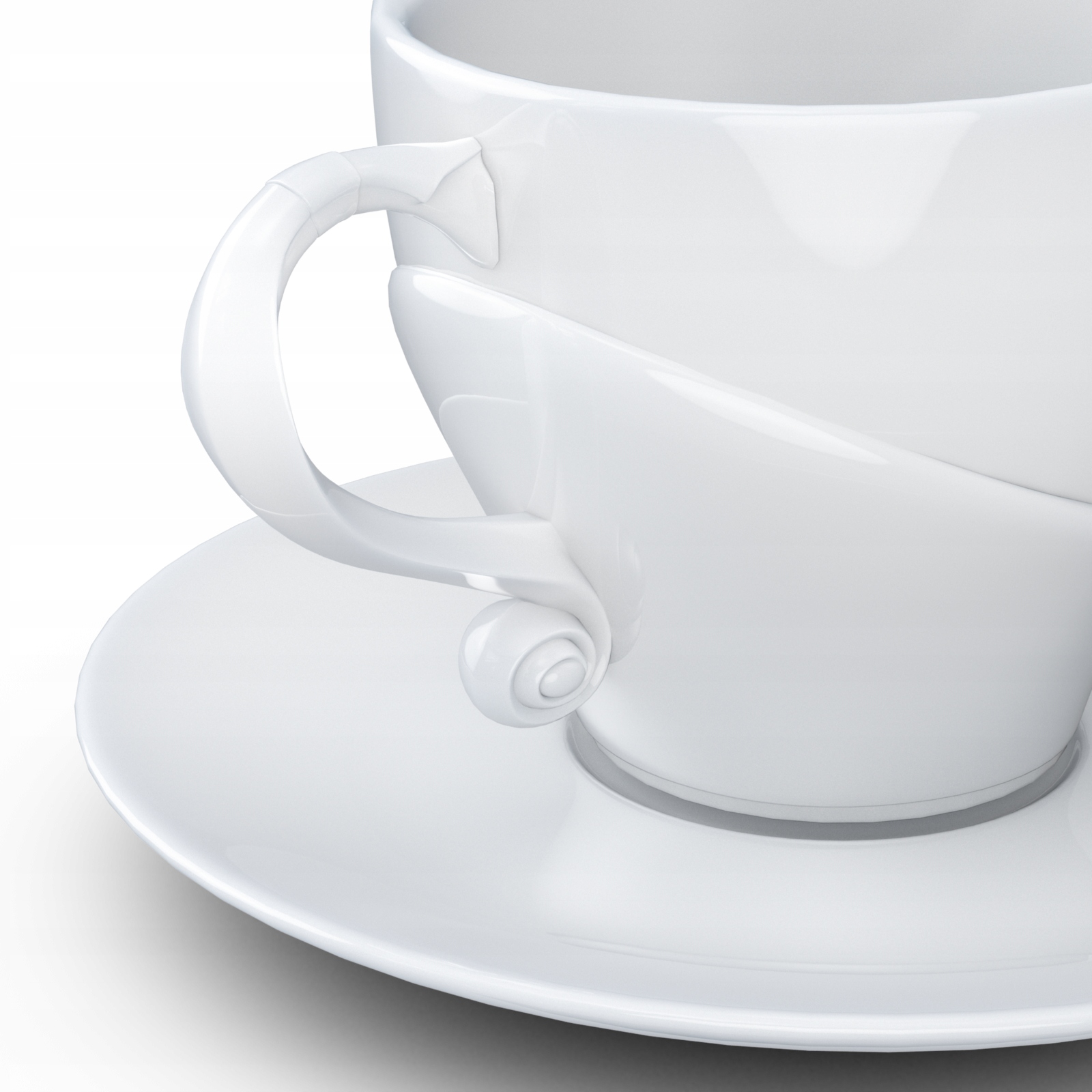 Ręcznie wykonana filiżanka z najwyższej jakości porcelany