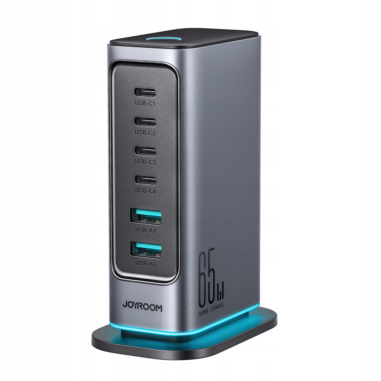 Ładowarka Joyroom JR-TCM02 – Wieloportowa ładowarka GaN 65W do laptopów