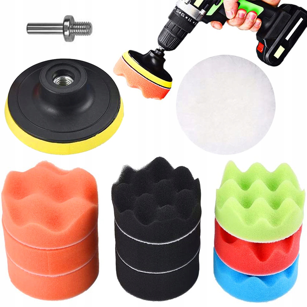 12 X Gąbka Gąbki Polerskie Polerowania Lakieru 80 – Idealne do Twojego Garażu