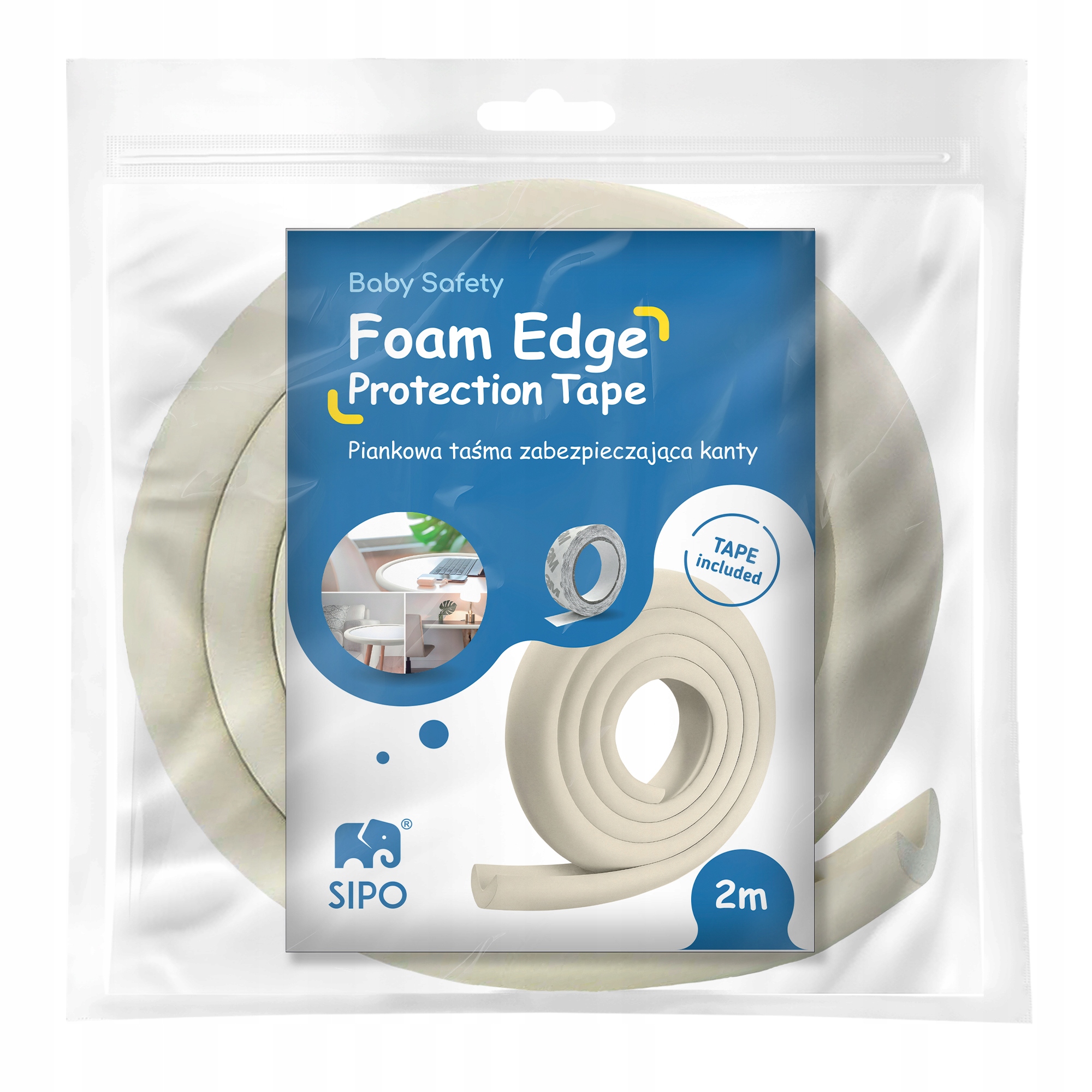 Taśma ochronna Breezy Protective edge tape Sipo SBS-T11-F3 – Bezpieczeństwo dla Twojego dziecka