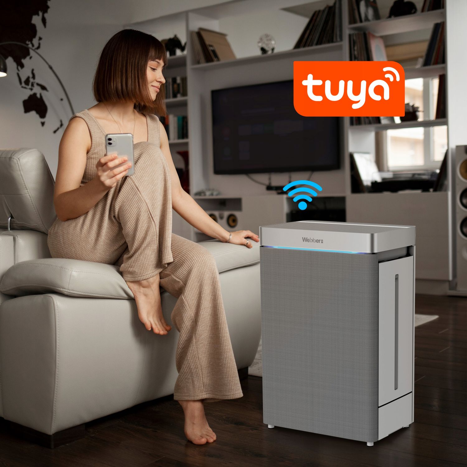 Wydajność i cicha praca – Idealny do pomieszczeń do 57 m²