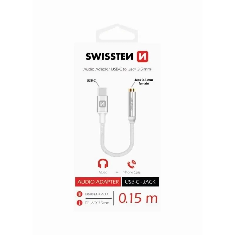 Estetyczny design – Adapter SWISSTEN Textile