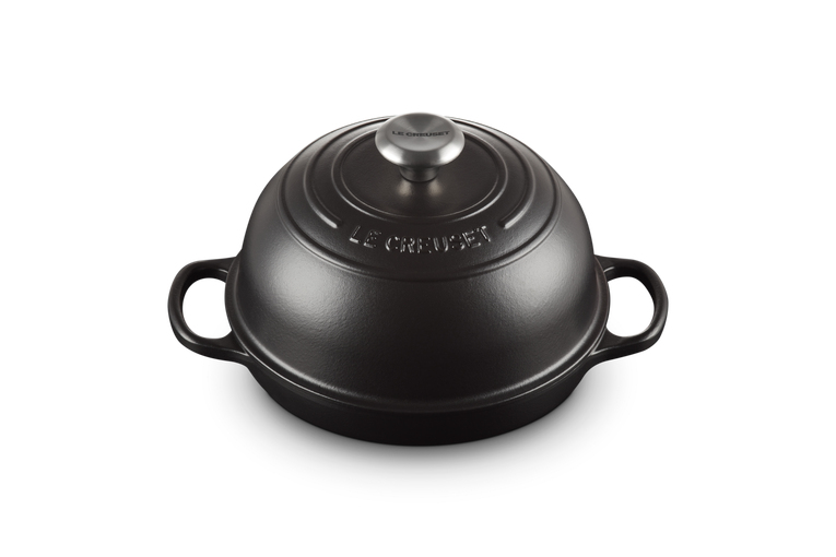 Le Creuset Brytfanna do Pieczenia Chleba Żeliwo 24 cm Czarny Mat – Idealna do wypieku chleba