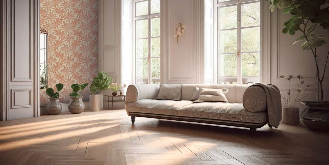 Tapeta Vliesowa 395013 Brązowe Liście – Elegancja w Twoim wnętrzu