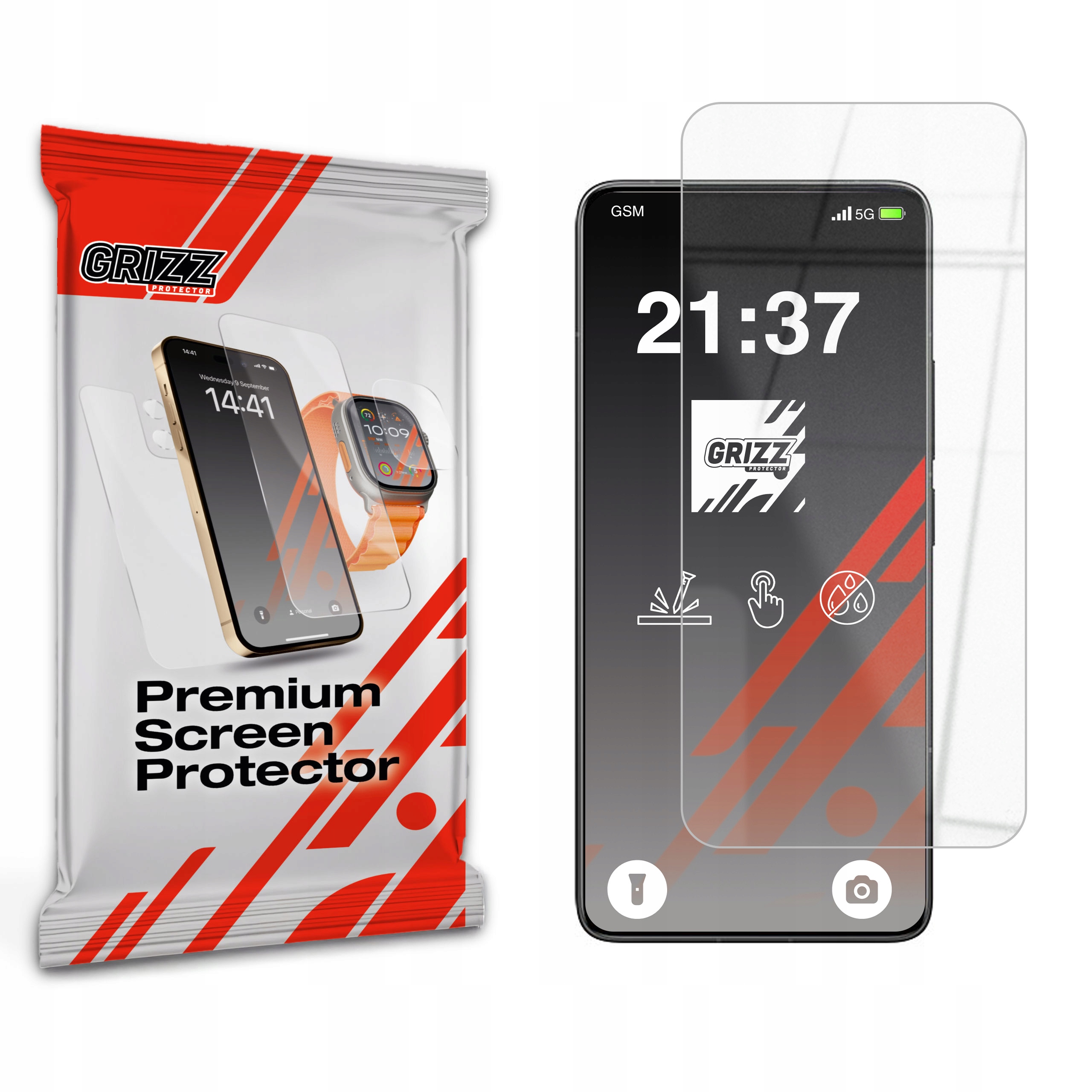 Szkło hybrydowe GrizzGlass HybridGlass do Xiaomi Poco F7 Ultra – Doskonała ochrona ekranu