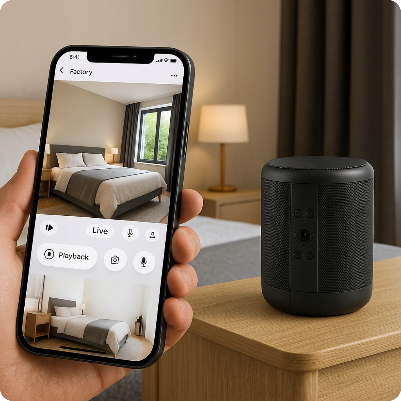 Zdalny dostęp przez aplikację iWFCam – Monitoruj z każdego miejsca