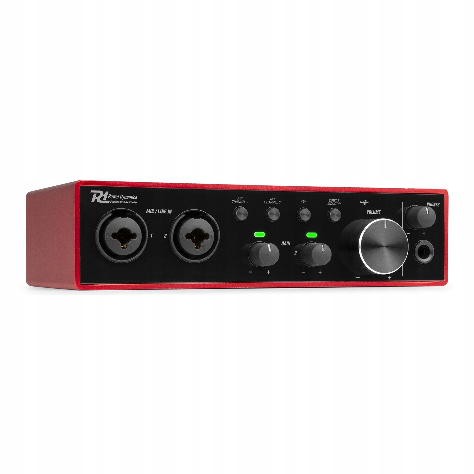 Interfejs audio Power Dynamics PDX22 USB Combi – Profesjonalne nagrania w zasięgu ręki