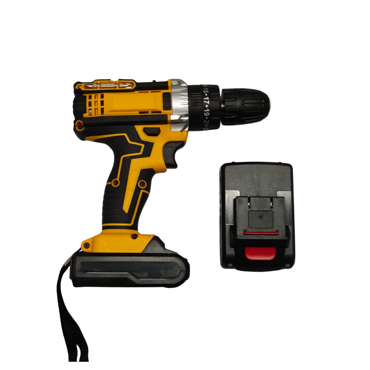 Dwa akumulatory 21V – niezależność od kabli i dłuższa praca