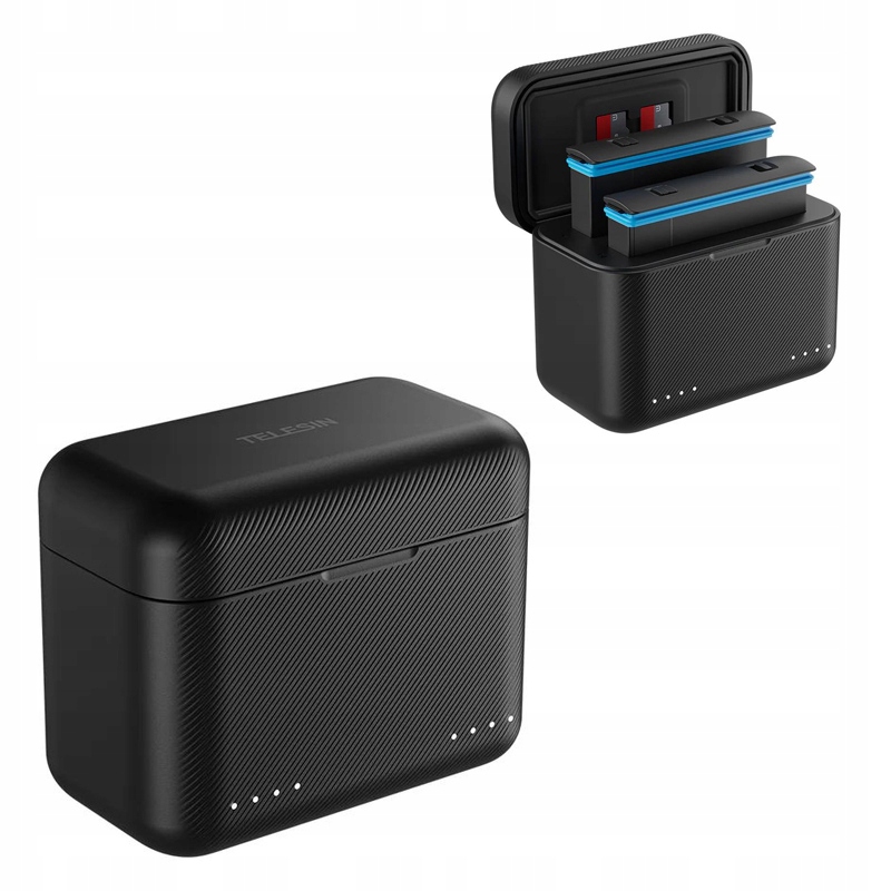 Zestaw zawiera ładowarkę USB na dwa akumulatory