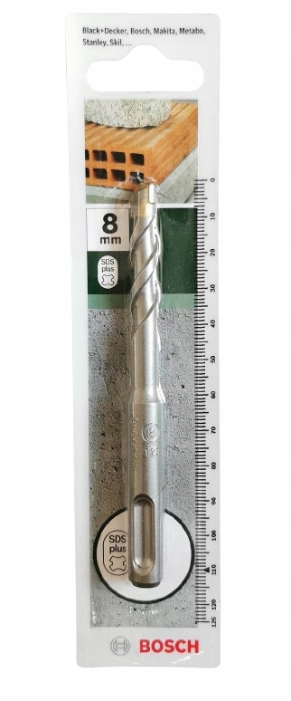 Wiertło Bosch SDS-Plus 8 mm 400 mm – Niezawodność w każdym wierceniu