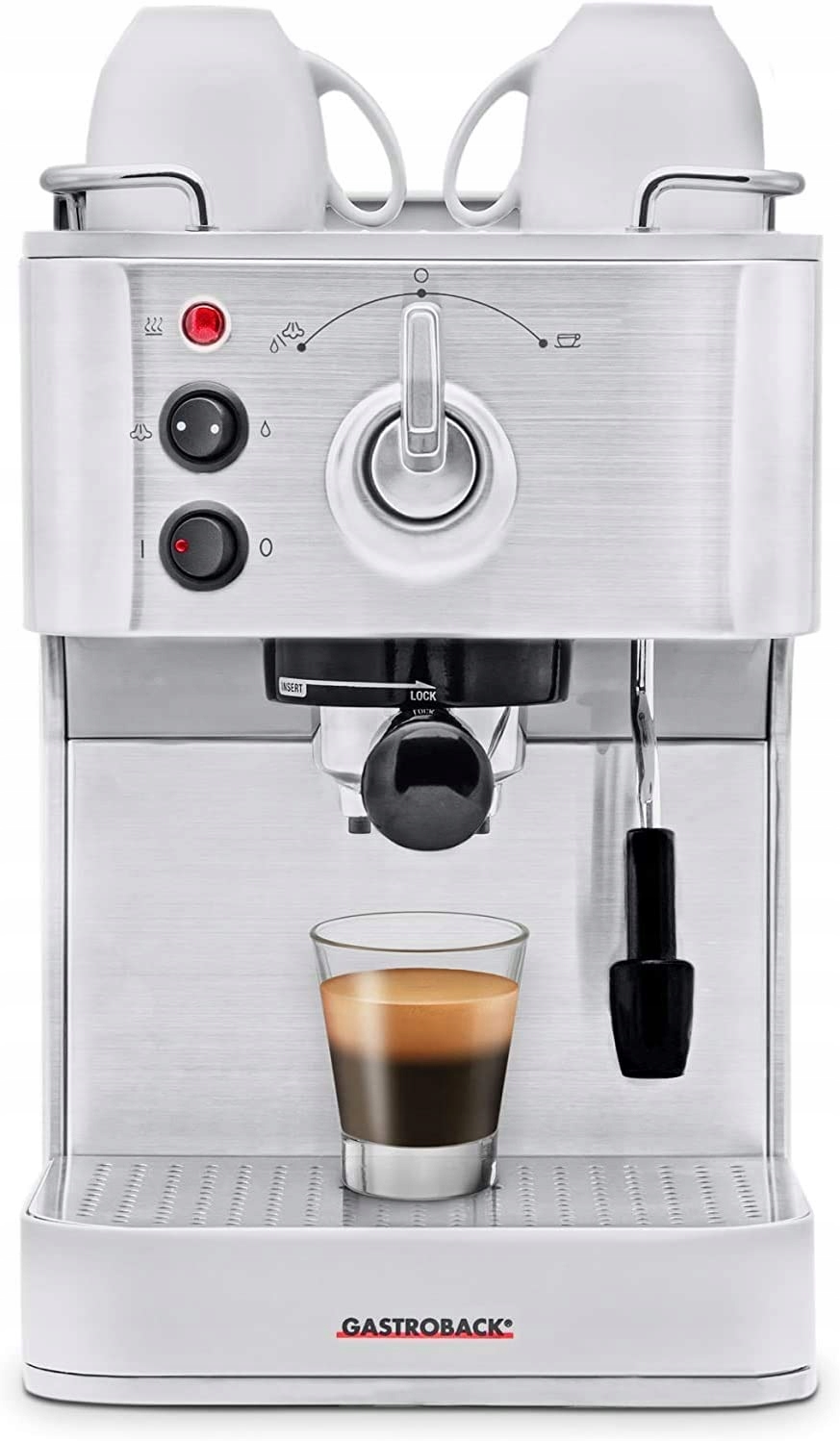 Funkcja podgrzewania filiżanek – idealne do espresso i cappuccino