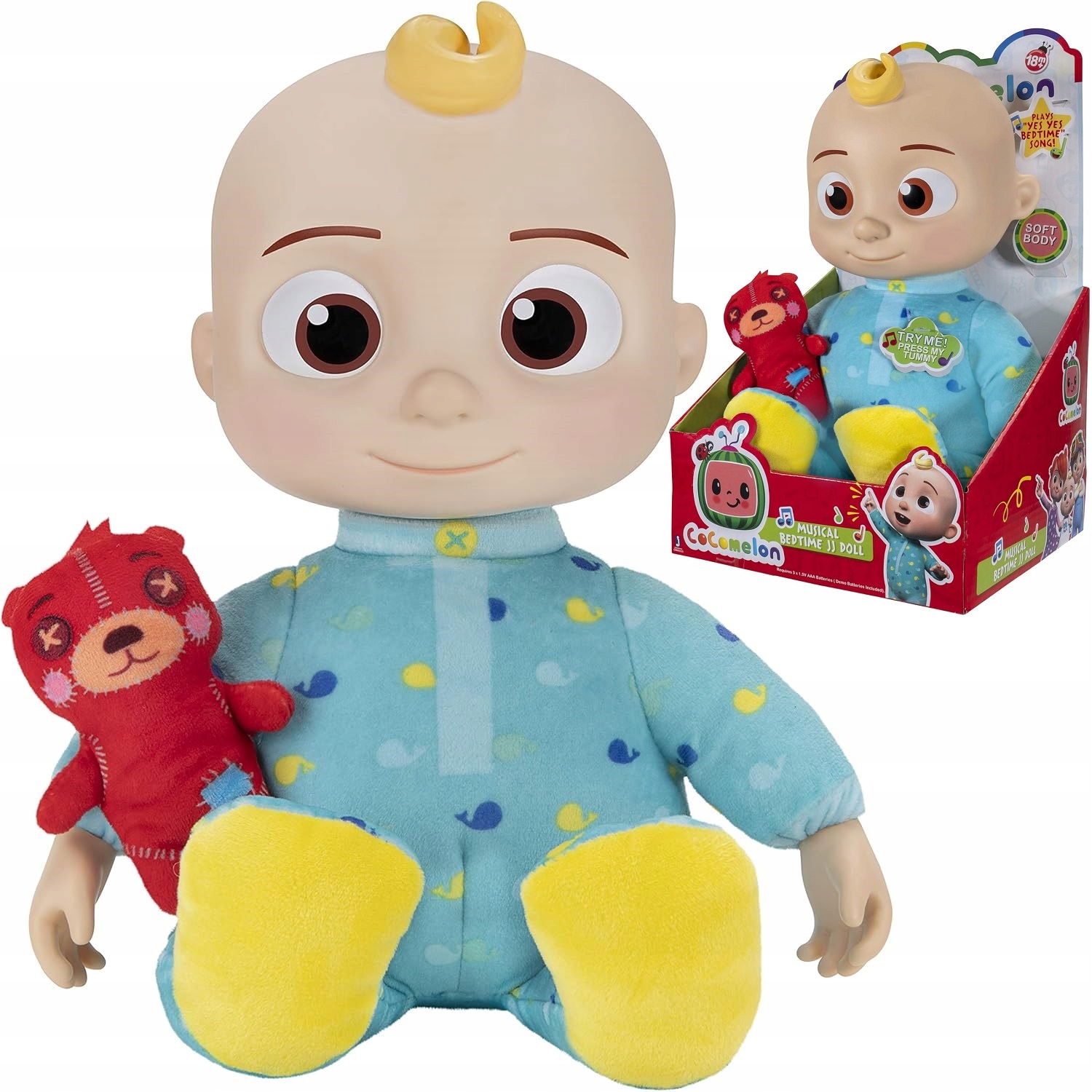 Lalka interaktywna COCOMELON Musical Bedtime JJ Doll 33 cm – Twój ulubiony bohater na wyciągnięcie ręki