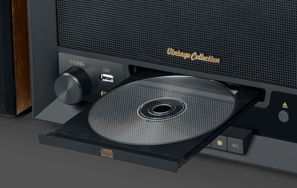 Wszechstronność: Gramofon, Radio FM i Odtwarzacz CD