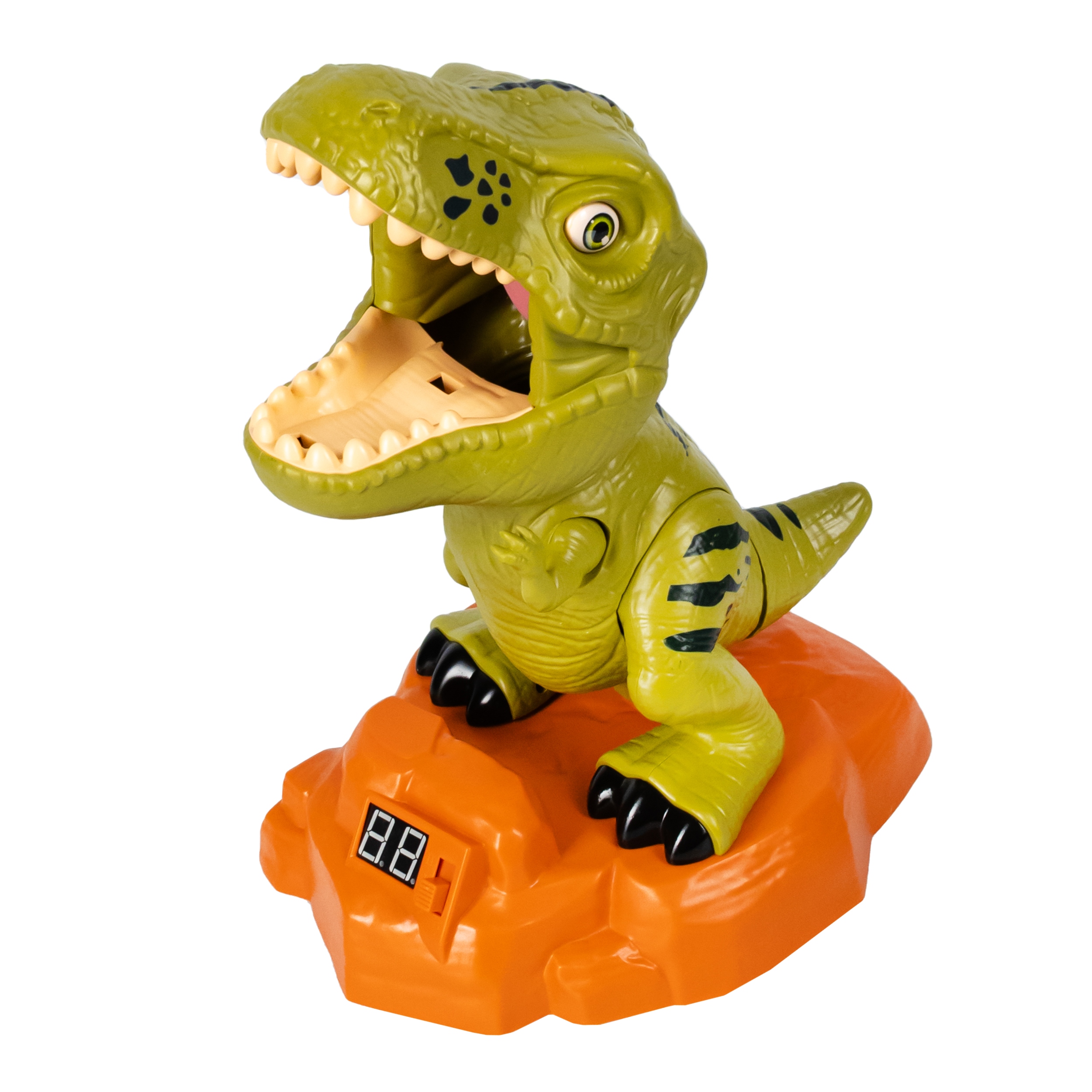 Interaktywne funkcje i ruchomy cel dinozaura