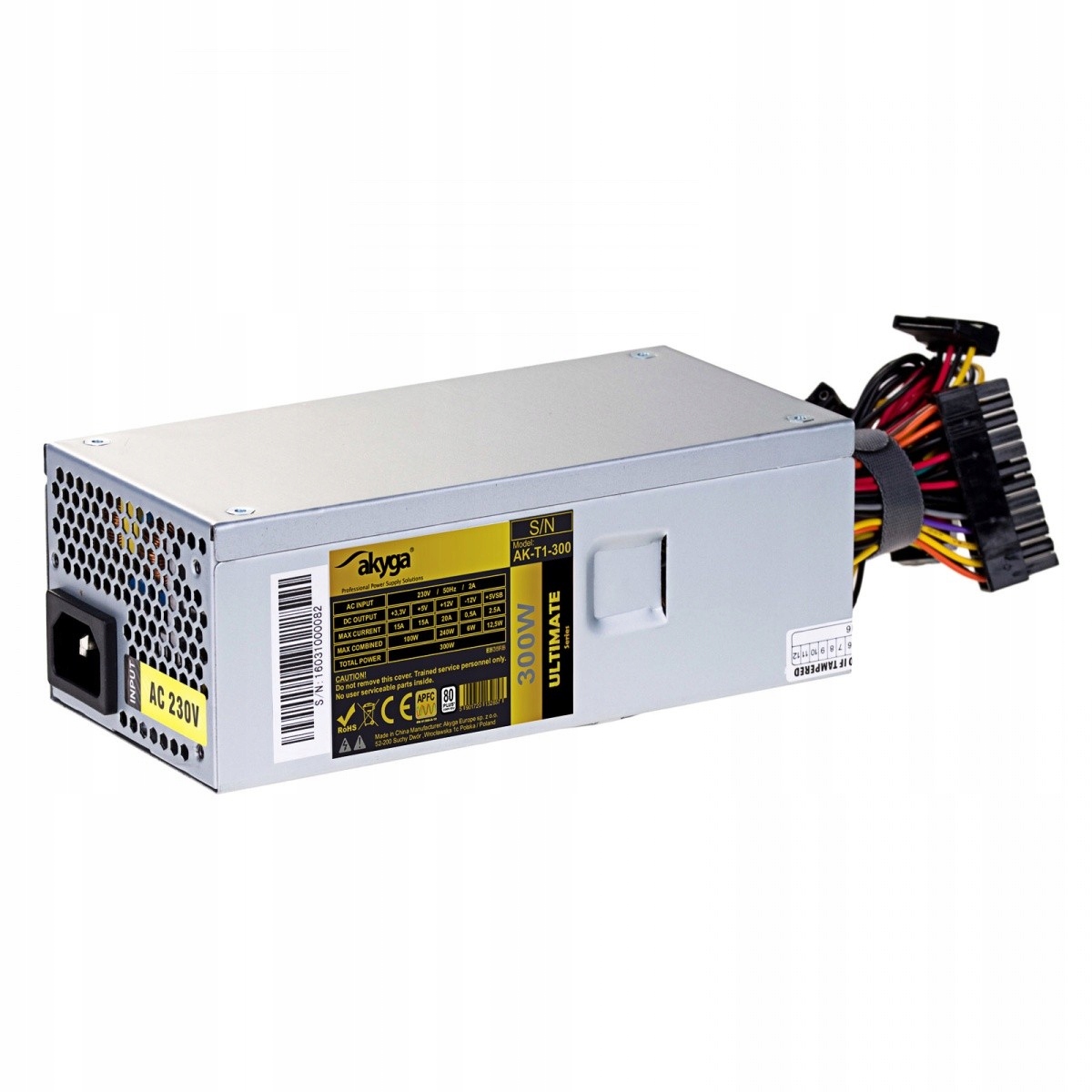 Kompaktowy design zasilacza TFX 300W