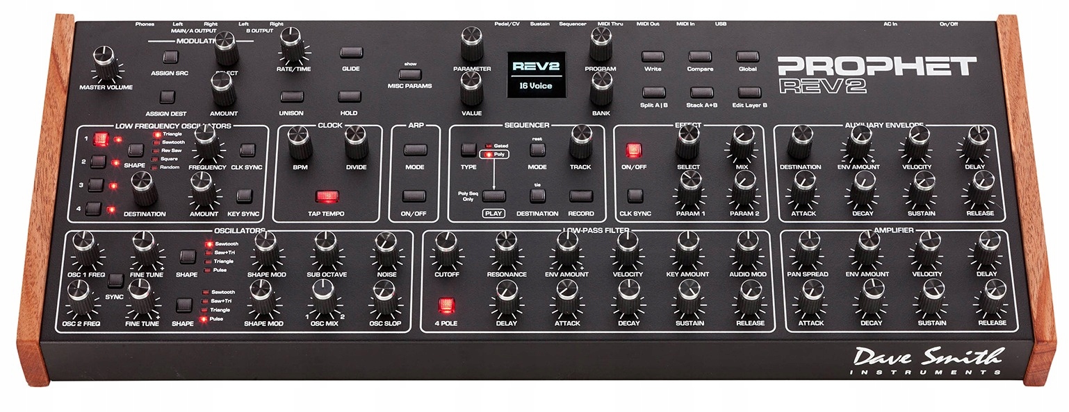 Sequential Prophet Rev2 Desktop 16-voice – Syntezator analogowy polifoniczny dla twórców muzyki