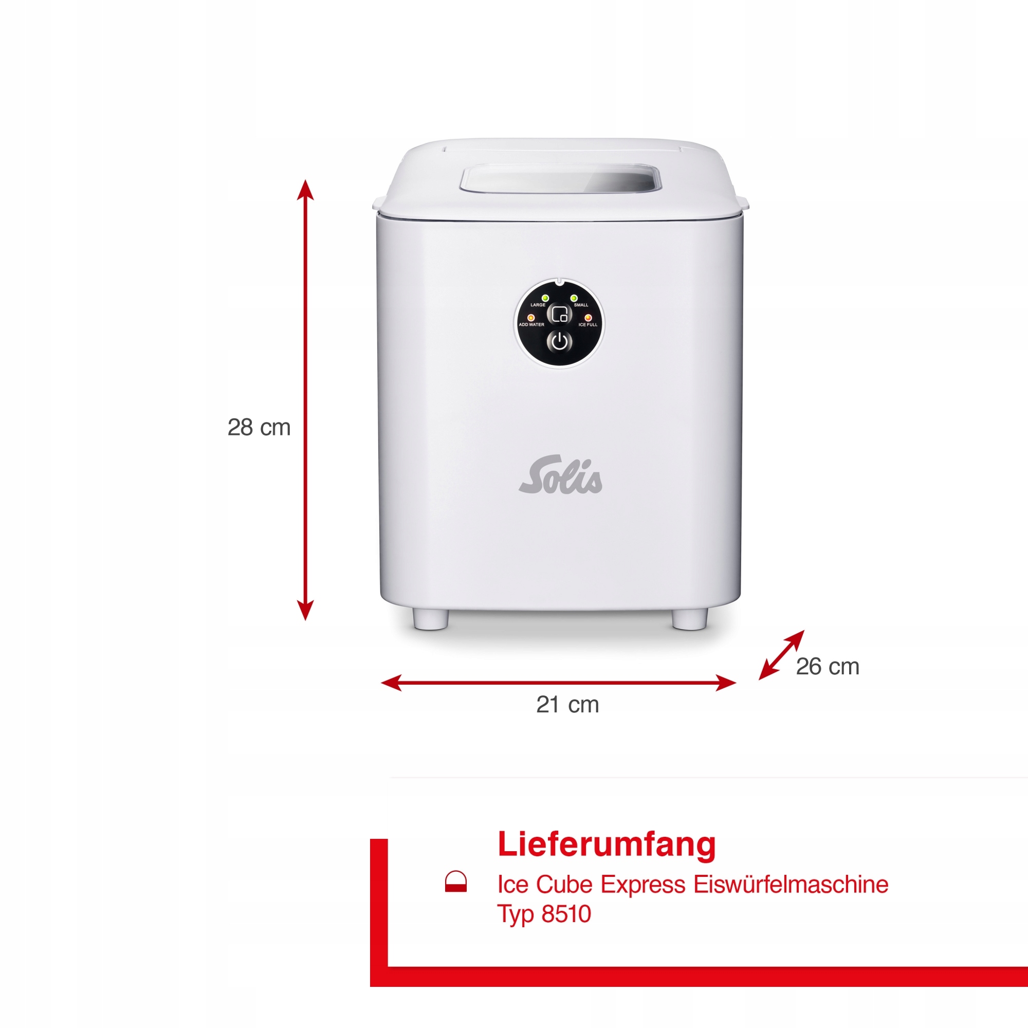 Wydajność produkcji lodu – do 12 kg w ciągu 24 godzin