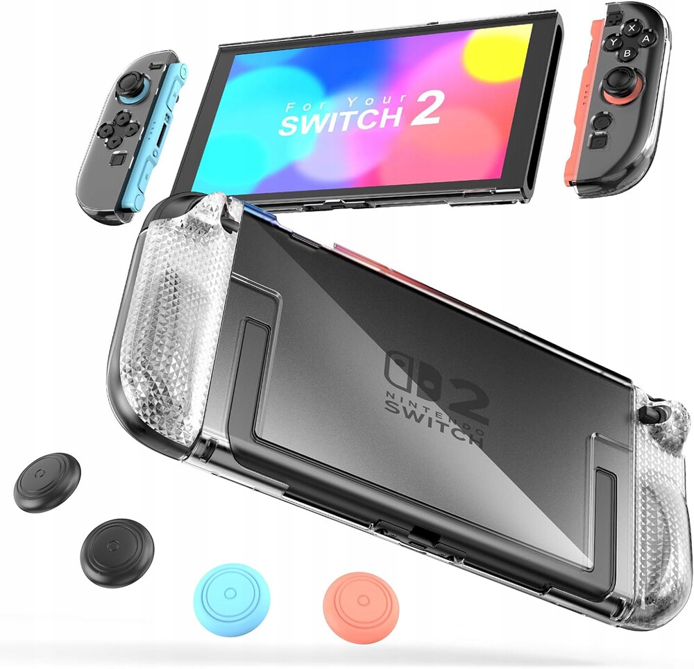 Transparentne etui ochronne na konsole Nintendo Switch 2 – Idealna ochrona dla Twojej konsoli