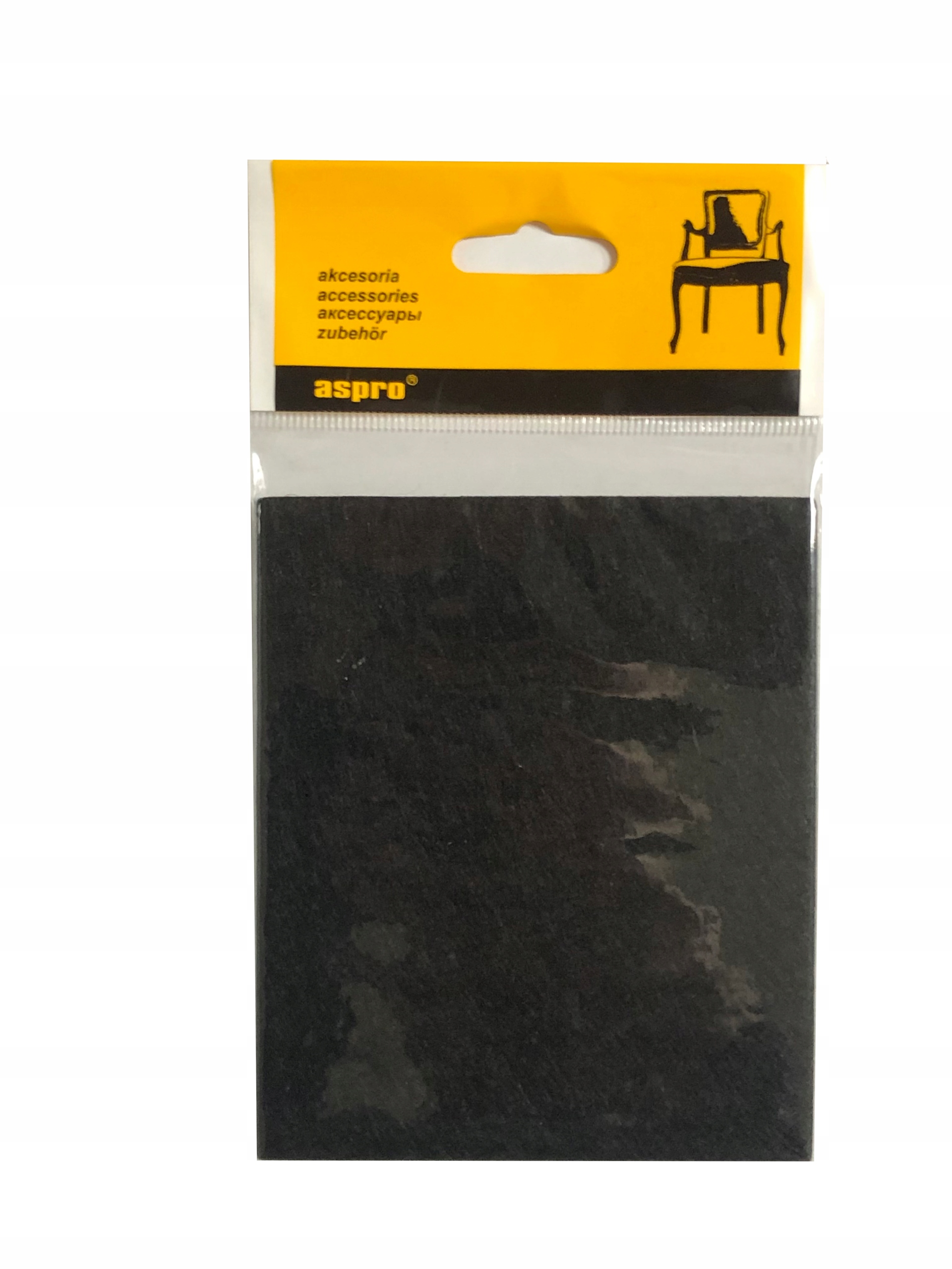 Podkładki meblowe 10x12 cm czarne MI509380/ALL – Idealna ochrona dla Twoich powierzchni