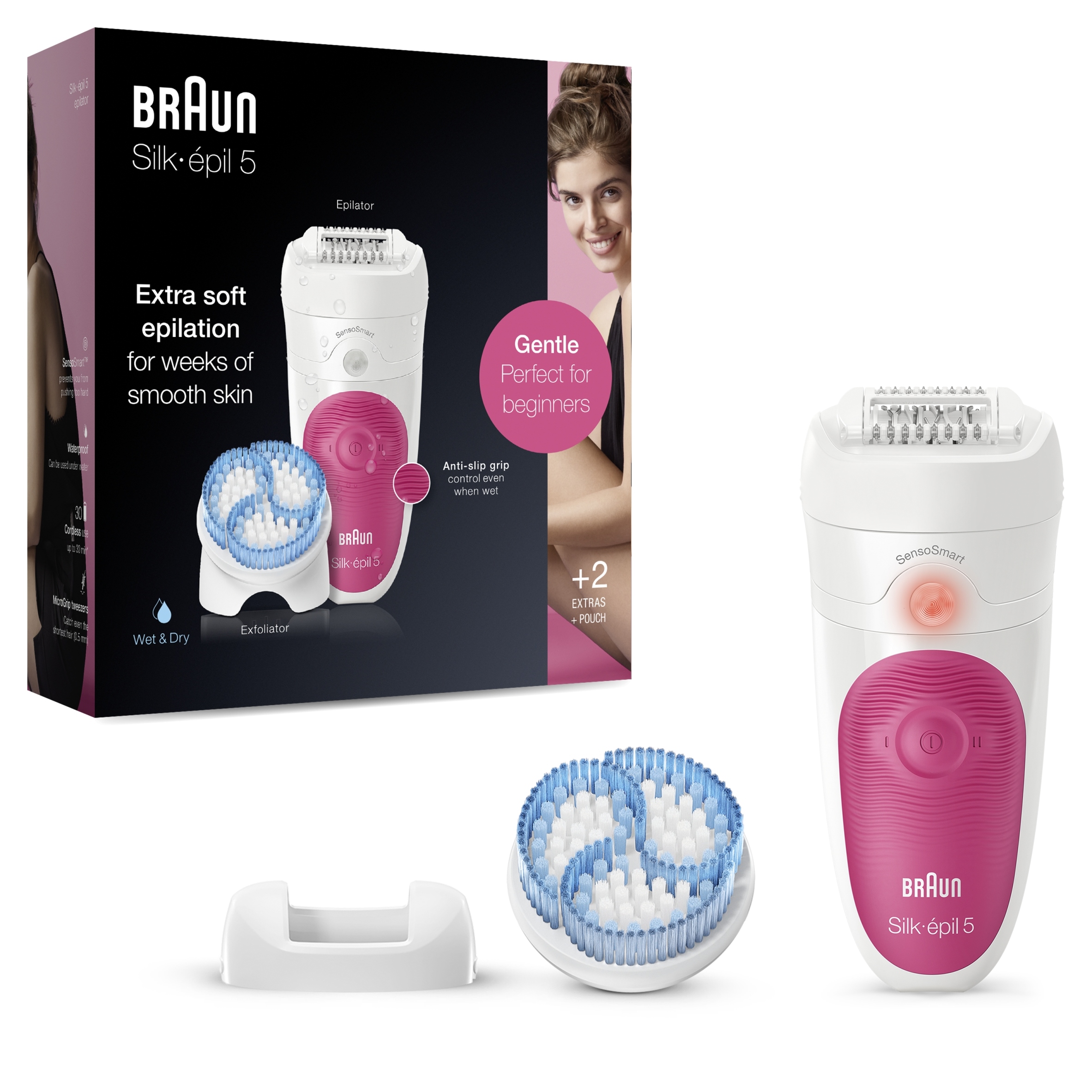 Braun Silk-epil 5 5-511 – Delikatny depilator do usuwania włosów