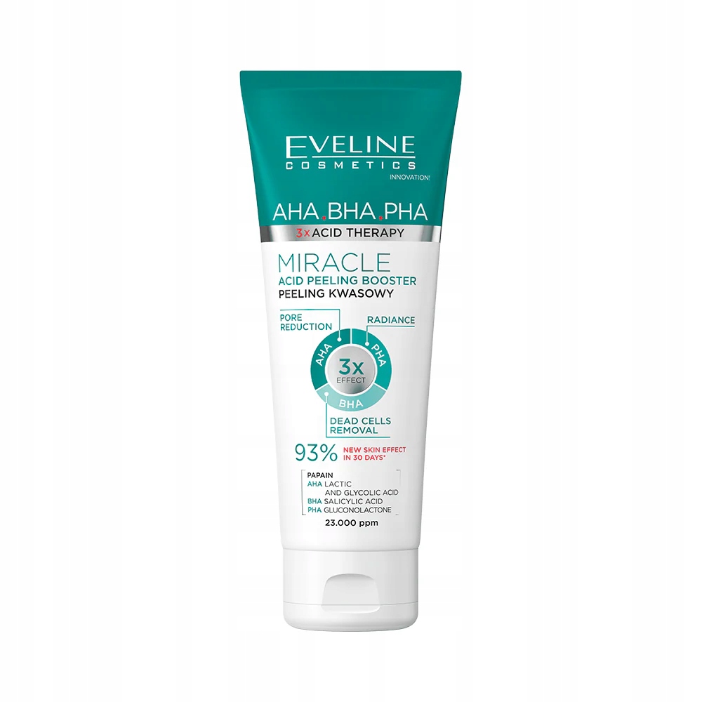 EVELINE 3 x Acid Therapy Peeling kwasowy – Skuteczna regeneracja skóry