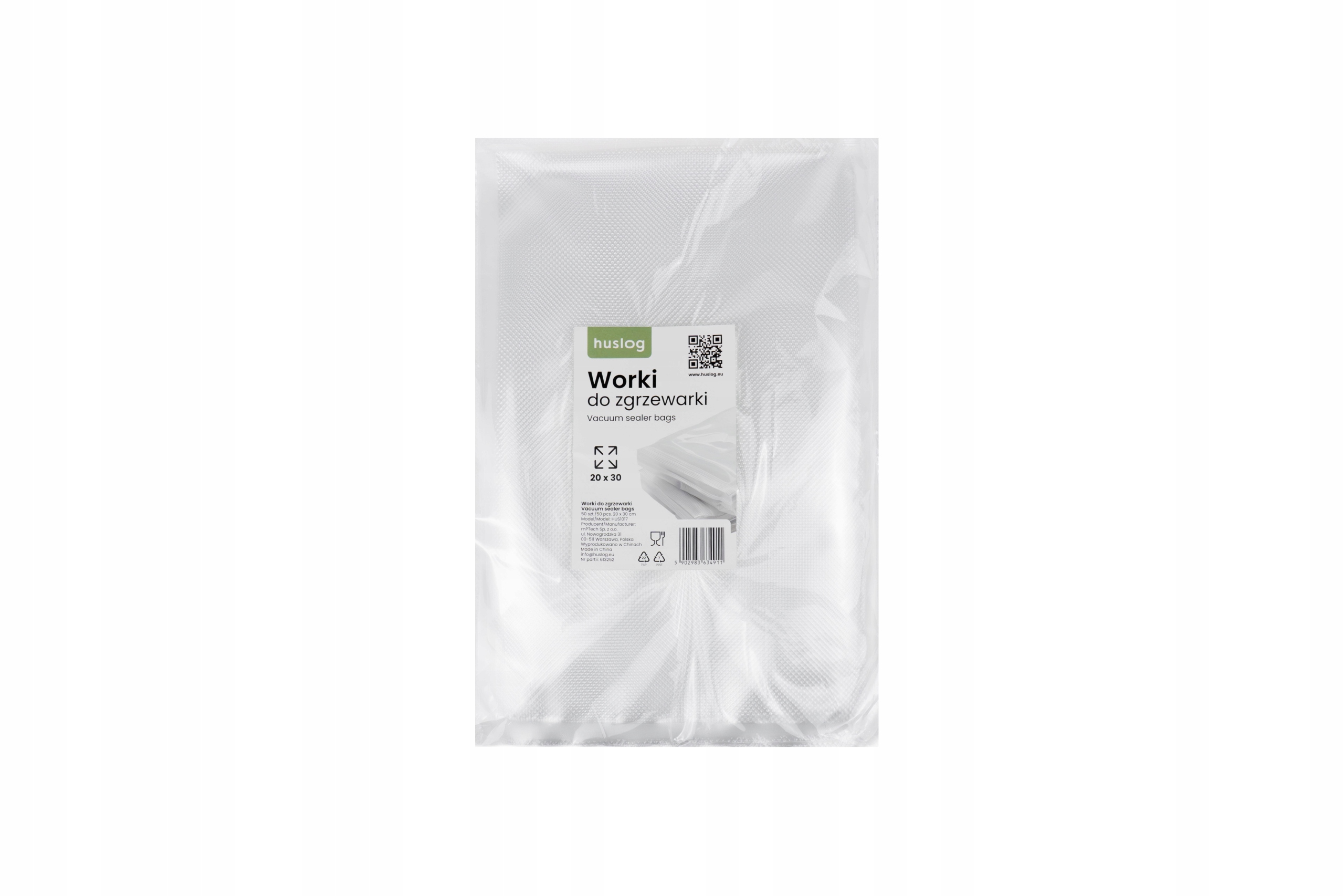 Huslog Worki do zgrzewarki próżniowej HUS1017 – Idealne do dłuższego przechowywania żywności