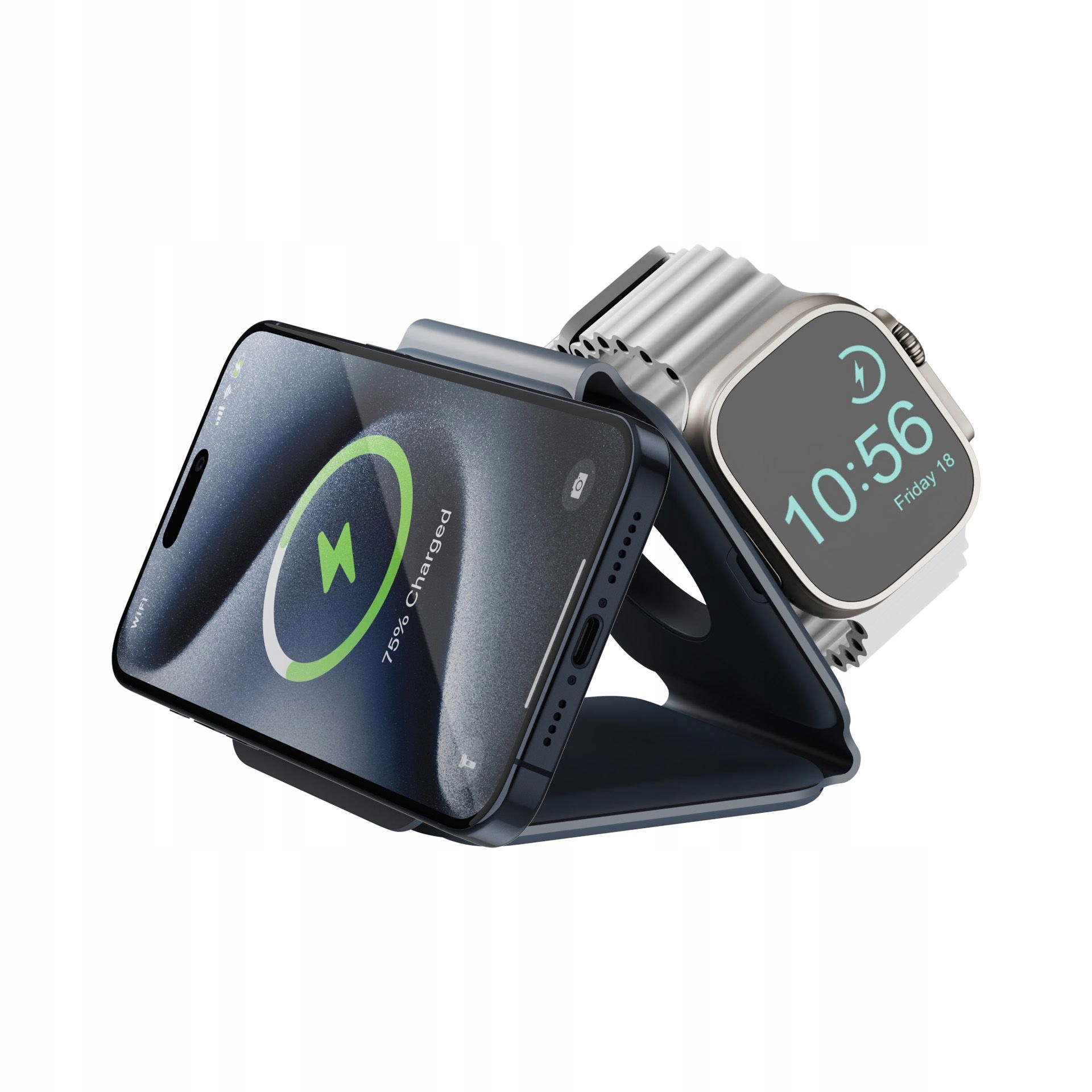 Funkcjonalność 3w1 – Ładowanie iPhone'a, Apple Watcha i AirPods