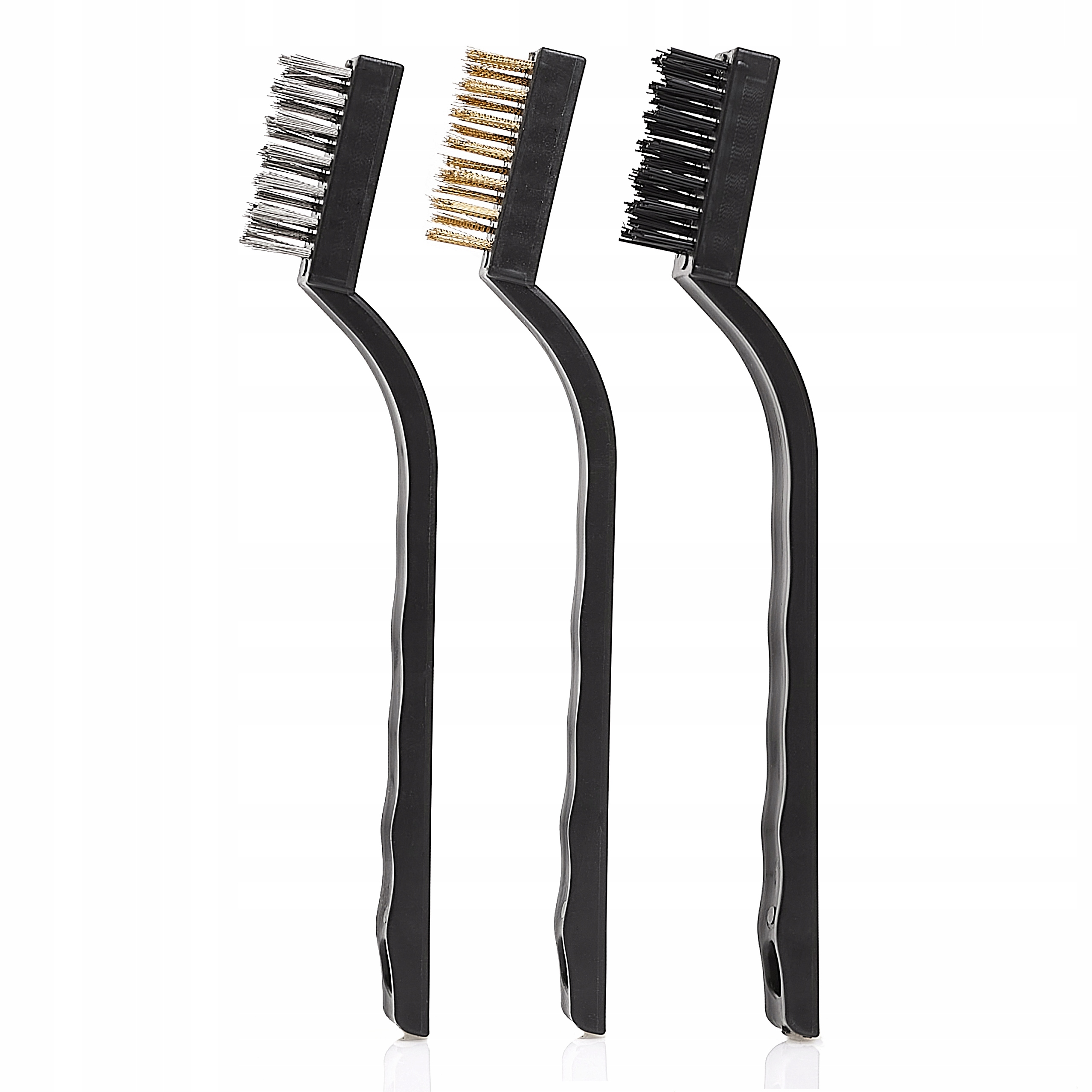 Zestaw 3 pędzli do precyzyjnej obróbki