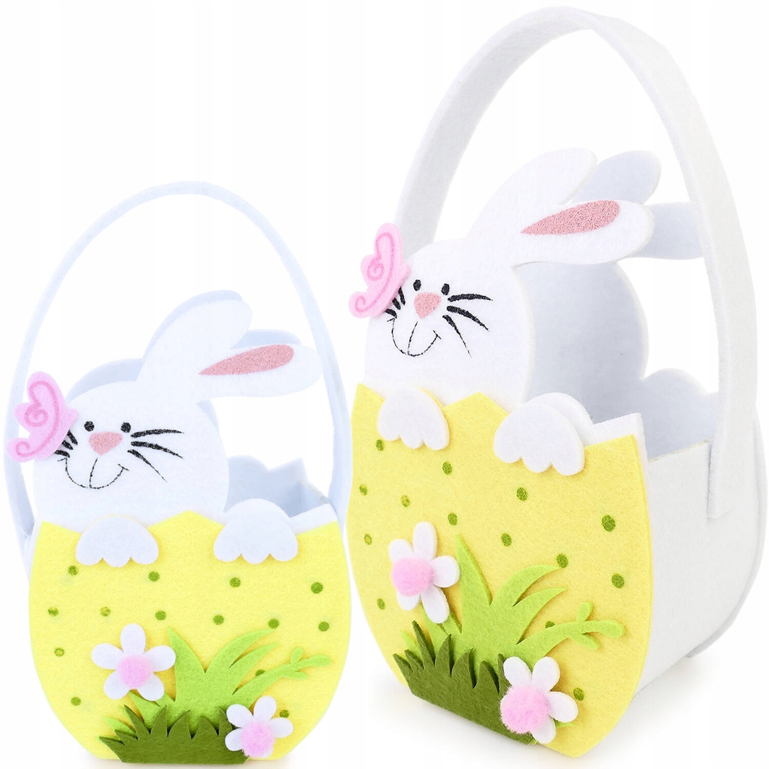 Koszyczek wielkanocny królik 6szt – Urokliwa dekoracja na święta