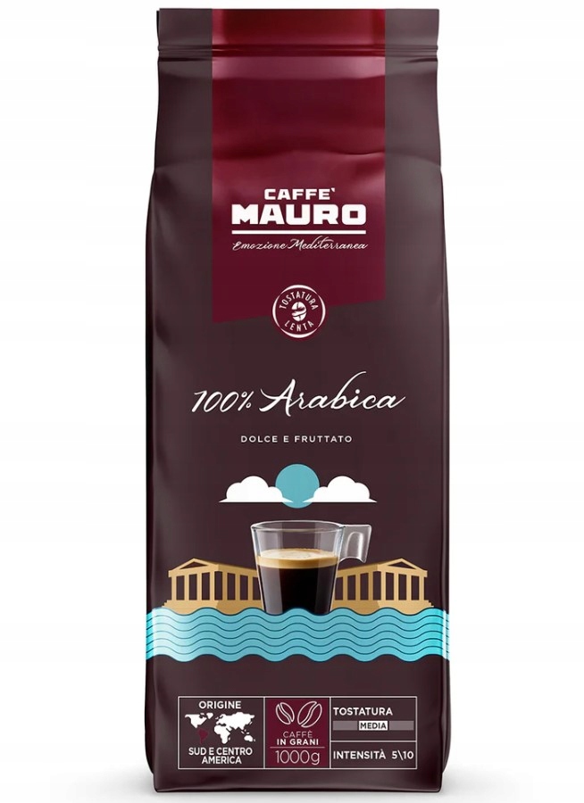 Kawa ziarnista Mauro 100% Arabica 1 kg – Wyrafinowany smak z Ameryki Południowej