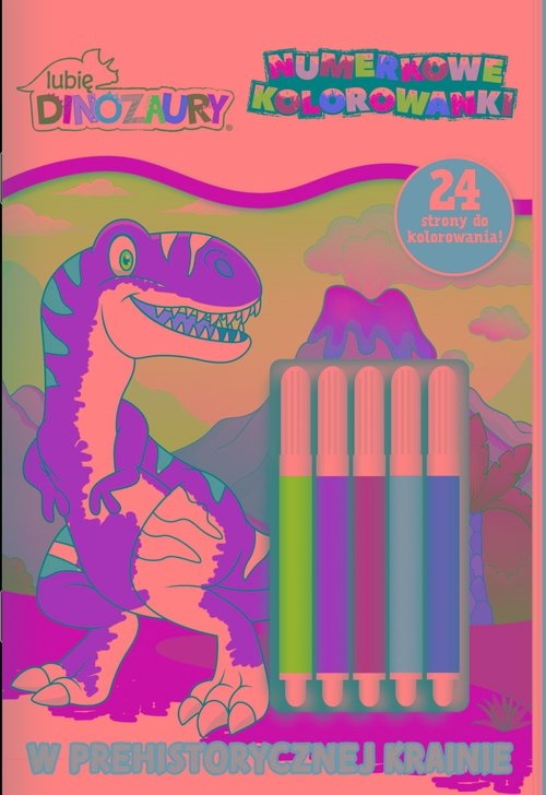 Kolorowanka klasyczna z dinozaurami – Idealna dla małych artystów
