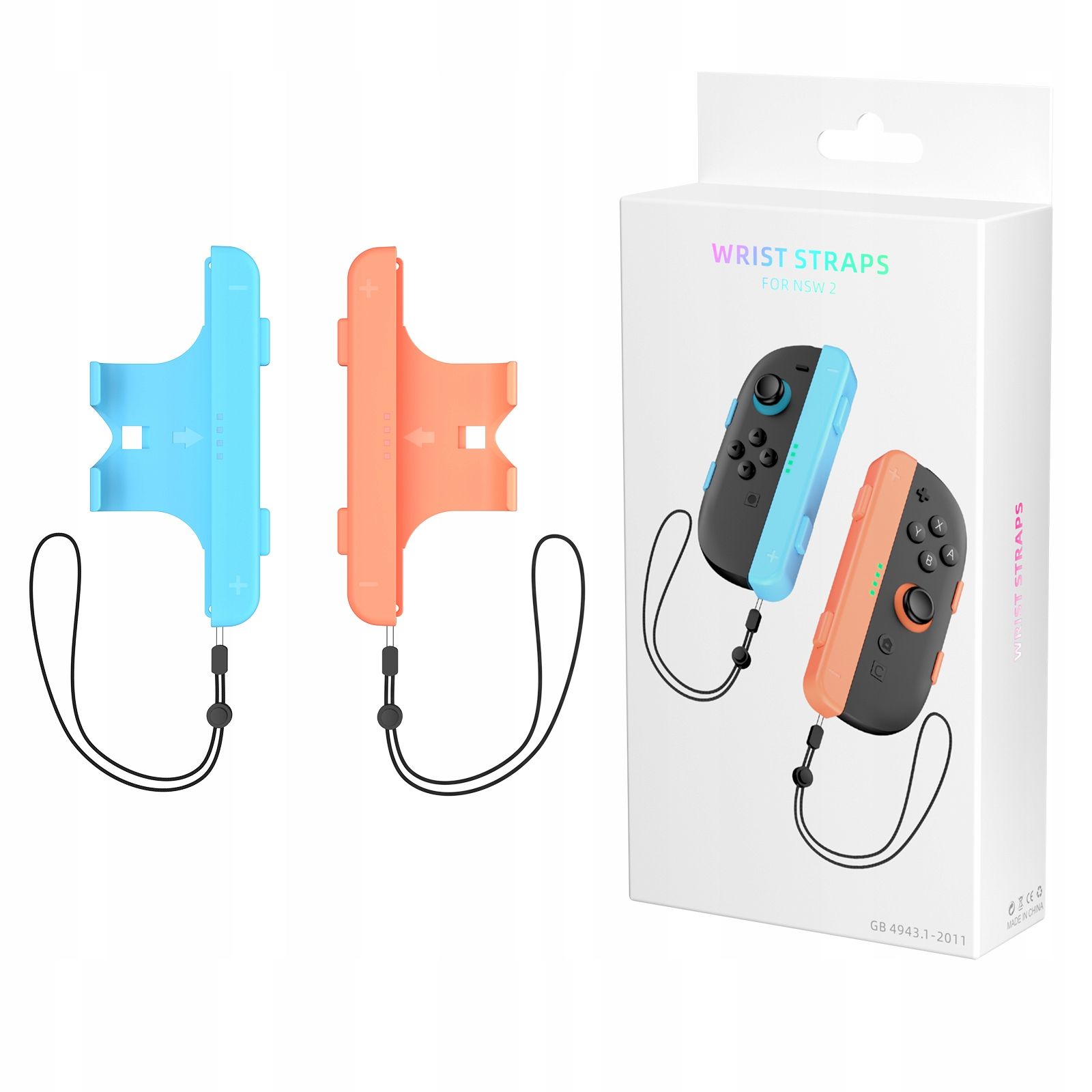 2x Uchwyt Grip Na Joycon Joy-con Pionowy + Pasek Nintendo Switch 2 – Idealne akcesoria do gier