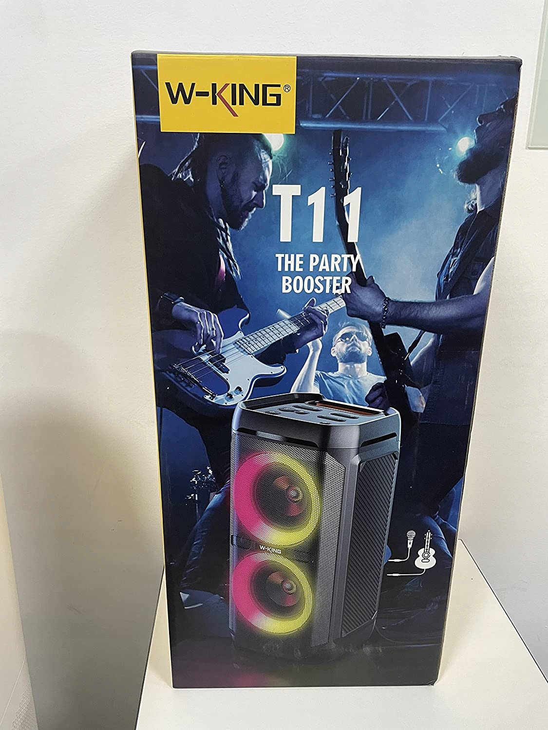 W-KING 240W Głośnik bezprzewodowy Bluetooth IPX6 Boombox Party RGB Echo EQ – Muzyka w każdym miejscu