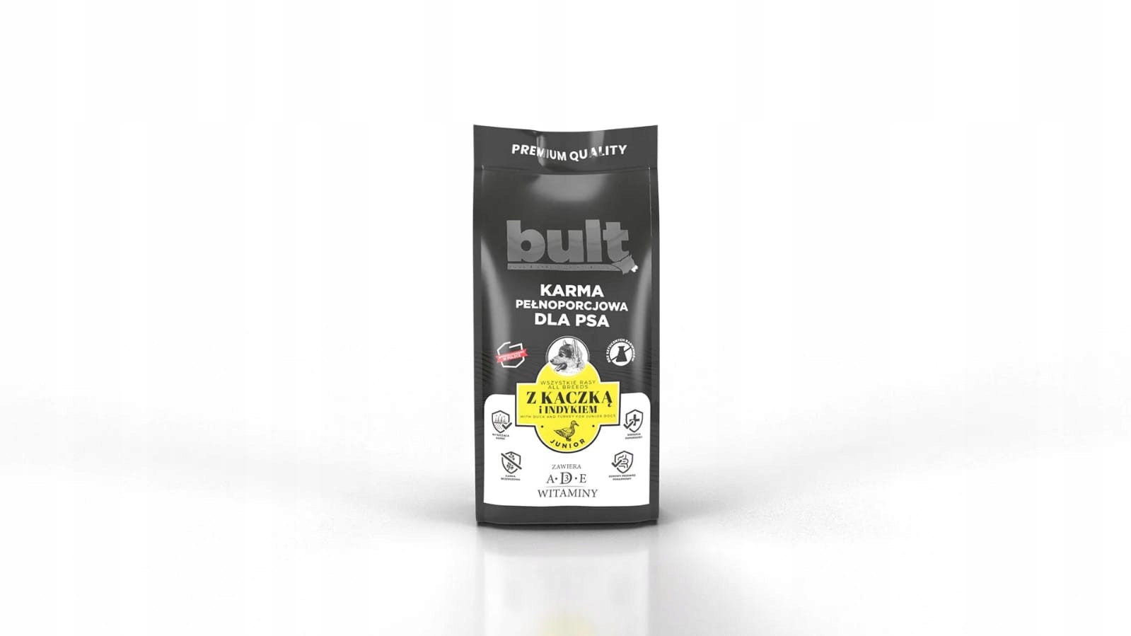 BULT Karma sucha z kaczką i indykiem dla szczeniąt 12kg – Pełnoporcjowe pożywienie dla Twojego pupila