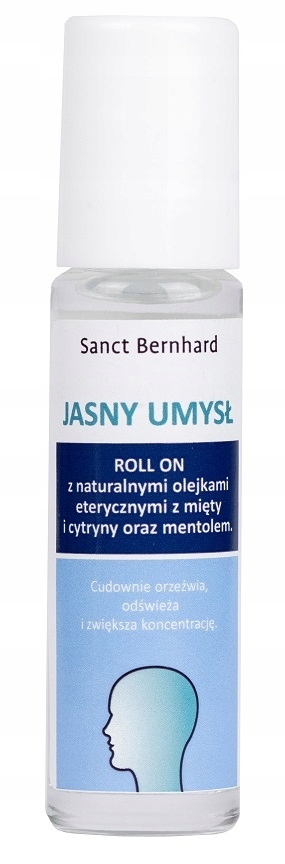 KRAUTERHAUS SANCT BERNHARD Jasny Umysł Roll-on – Orzeźwienie i koncentracja w jednym