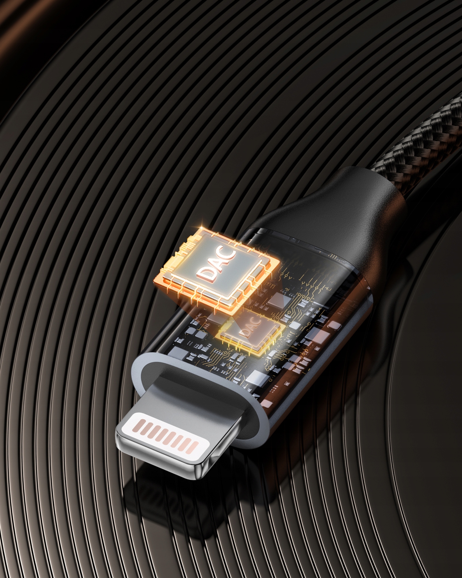 Innowacyjny kabel z wbudowanym przetwornikiem DAC