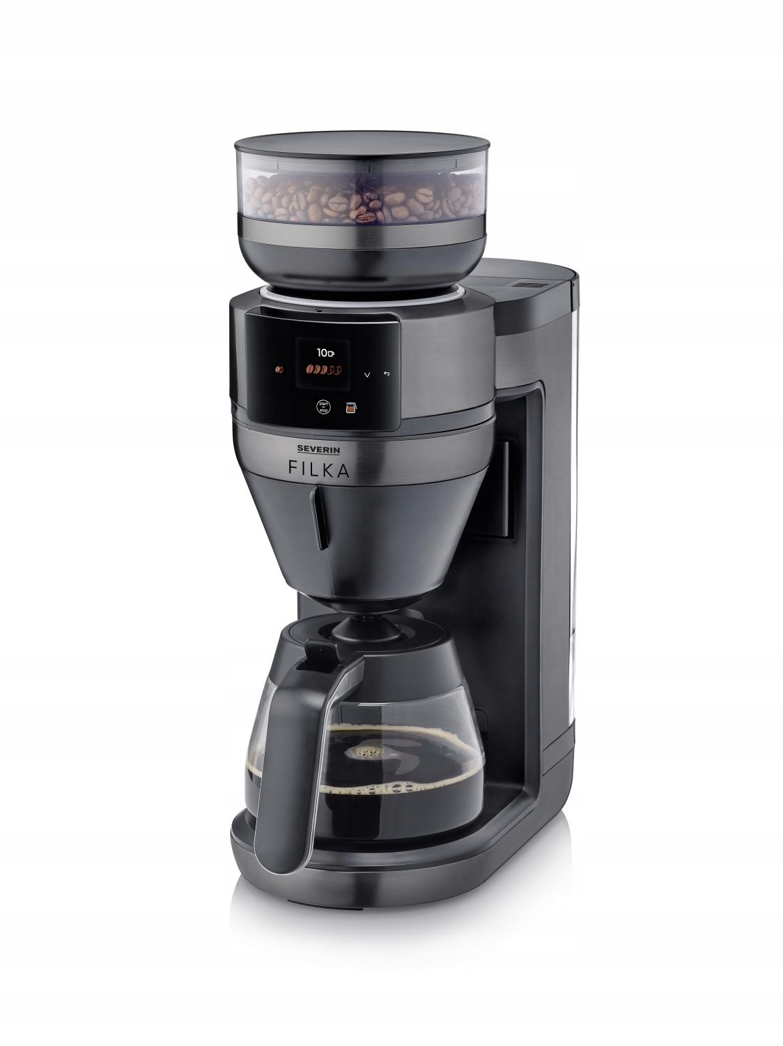SEVERIN Filka KA4854 DARK INOX – Innowacyjny ekspres do kawy