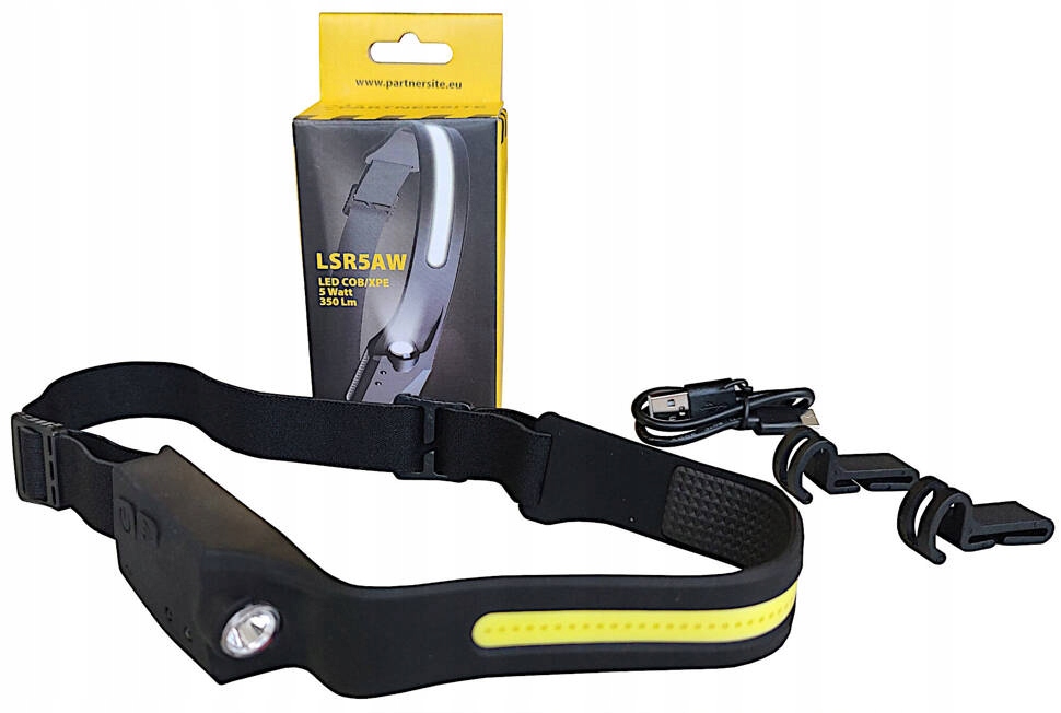 Akumulatorowa latarka czołowa LSR5AW 5W LED SMD – Idealne oświetlenie do pracy i rekreacji