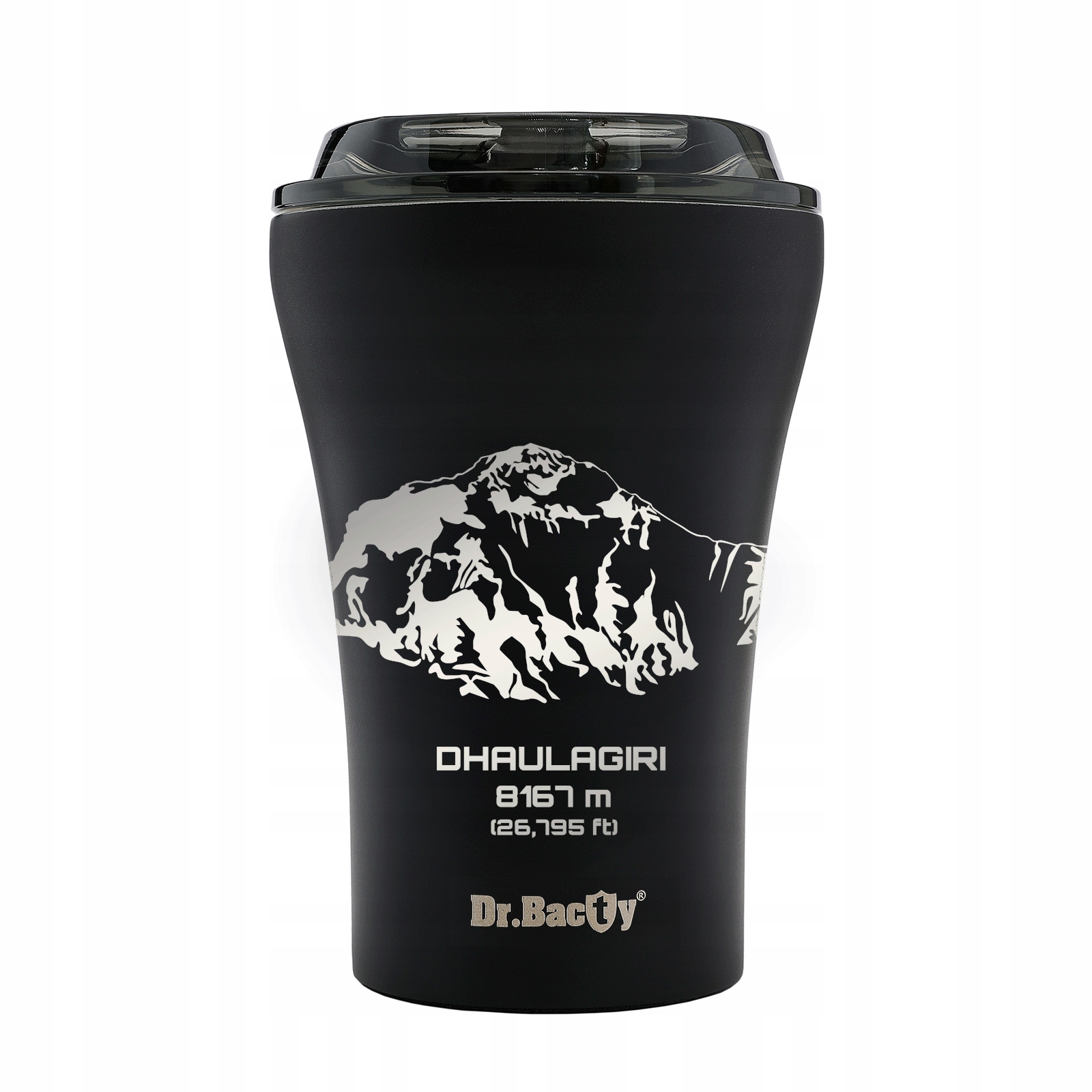 Kubek termiczny do kawy Apollo - 227 ml - Dhaulagiri - czarny