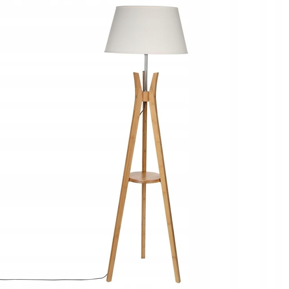Atmosphera Lampa podłogowa biała KALO, 156 cm – Elegancja i styl w Twoim wnętrzu