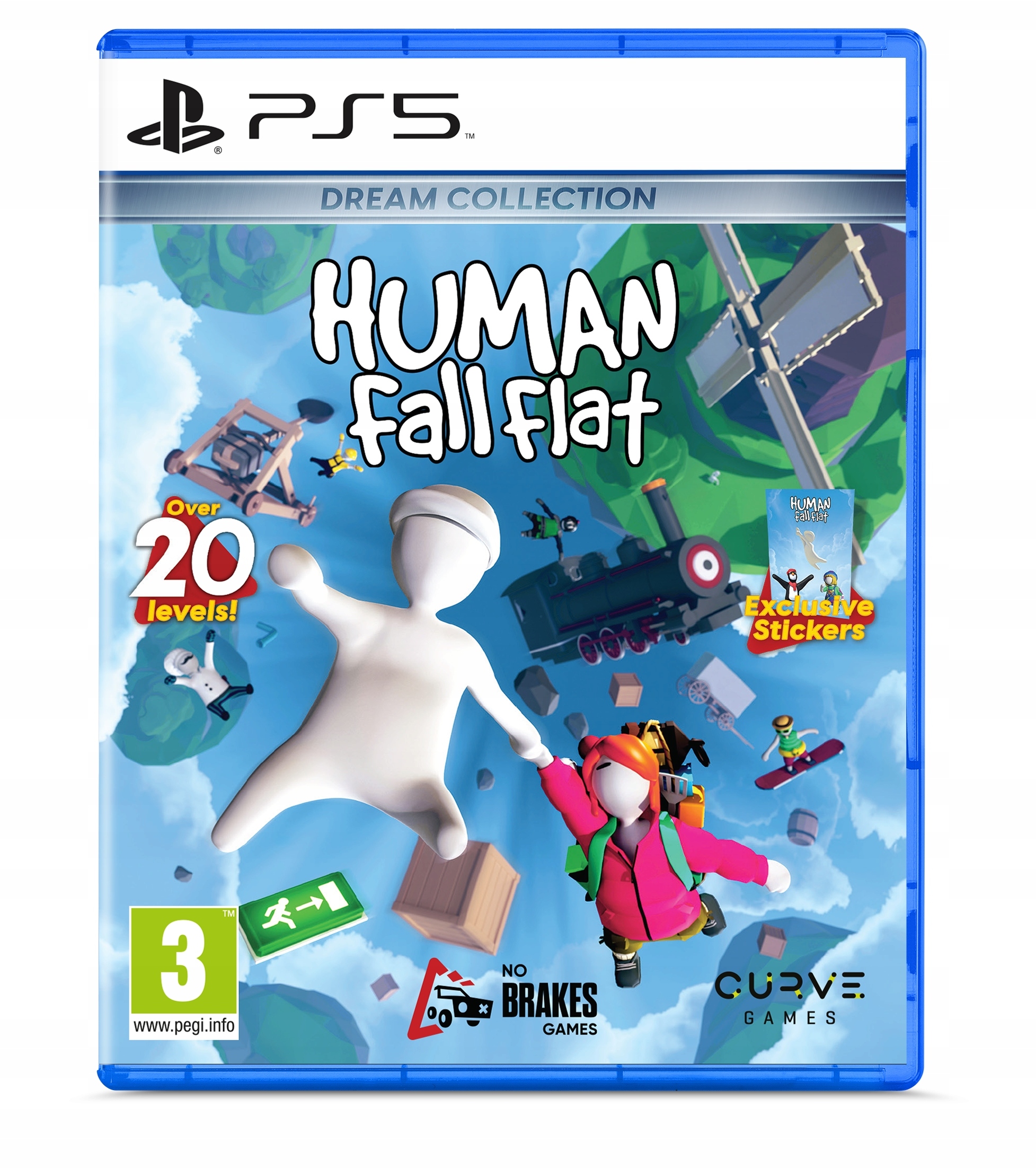 Human Fall Flat: Dream Collection (PS5) – Beztroska przygoda w lewitujących pejzażach
