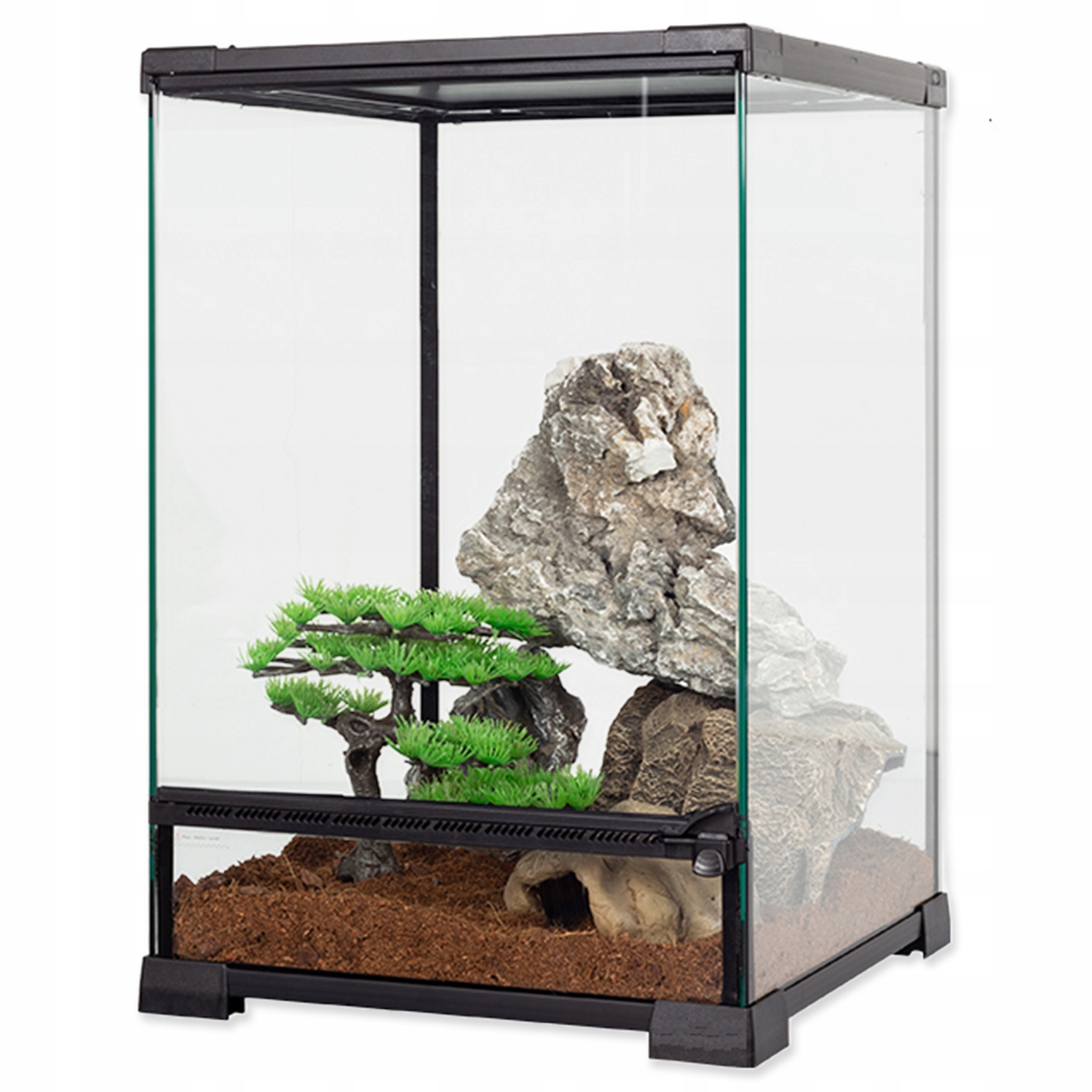 Terrarium szklane 30x30x45cm – Idealne dla Twoich zwierząt